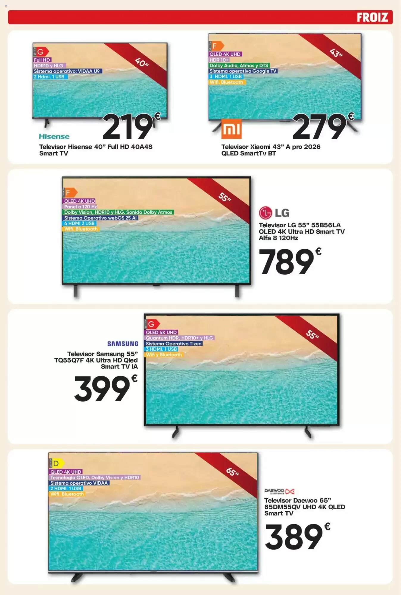 Folleto promocional de FROIZ válido desde el 28/07/2026 - Página 2.