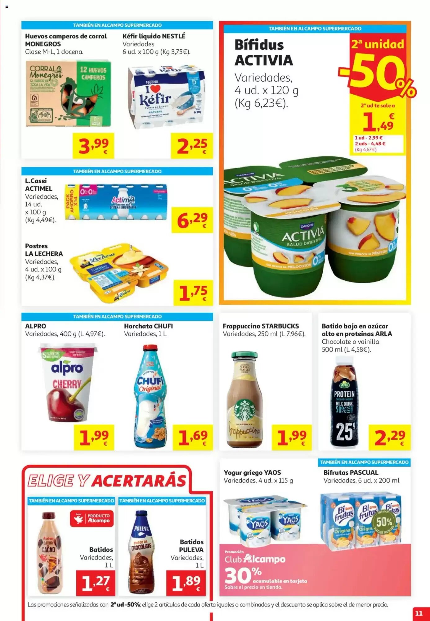 Folleto promocional de Alcampo válido desde el 29/07/2026 - Página 11.