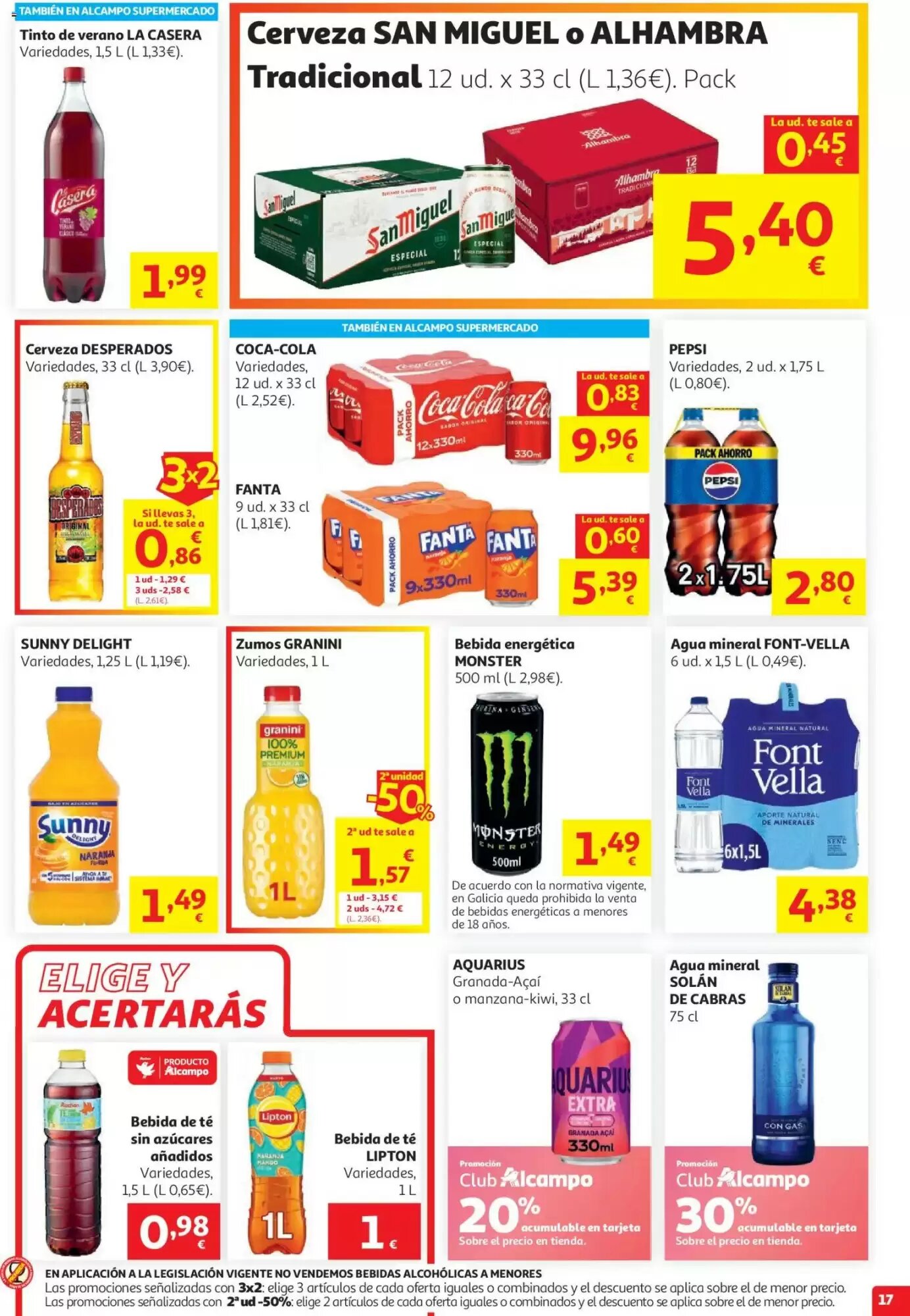 Folleto promocional de Alcampo válido desde el 29/07/2026 - Página 17.