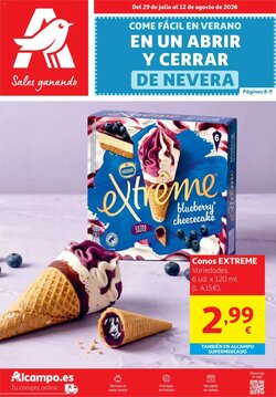 Folleto promocional de Alcampo válido desde el 29/07/2026
