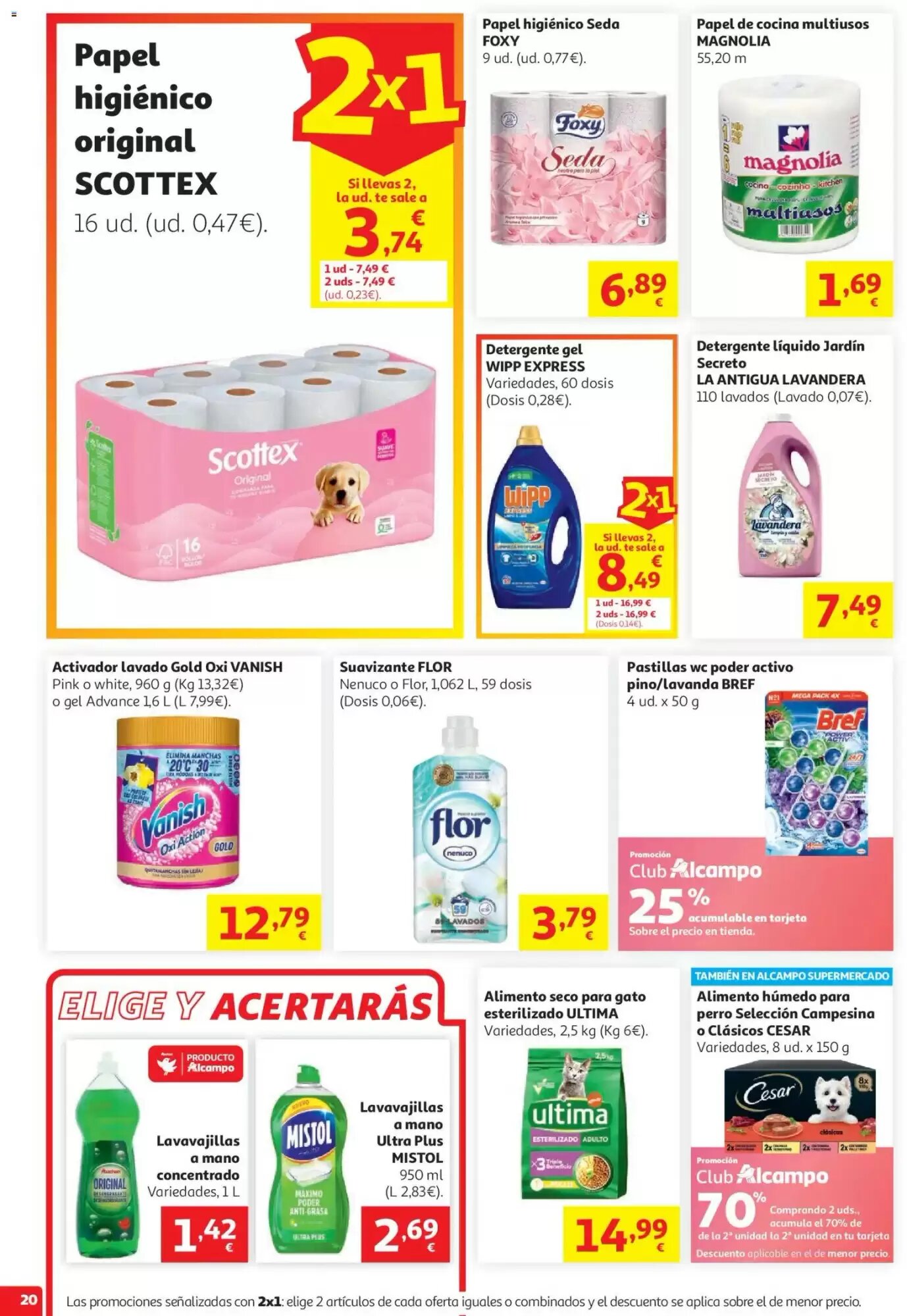 Folleto promocional de Alcampo válido desde el 29/07/2026 - Página 20.
