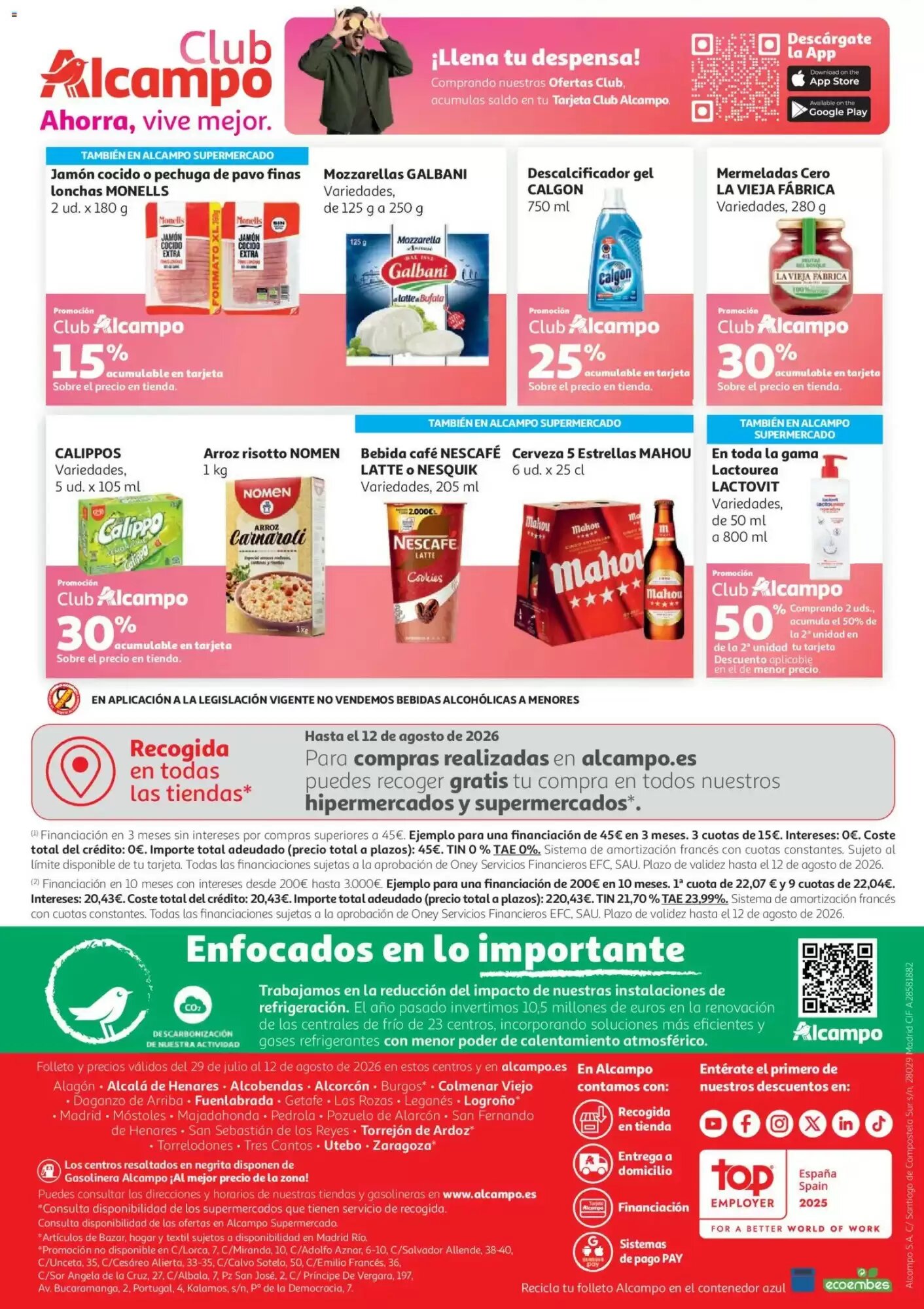 Folleto promocional de Alcampo válido desde el 29/07/2026 - Página 24.