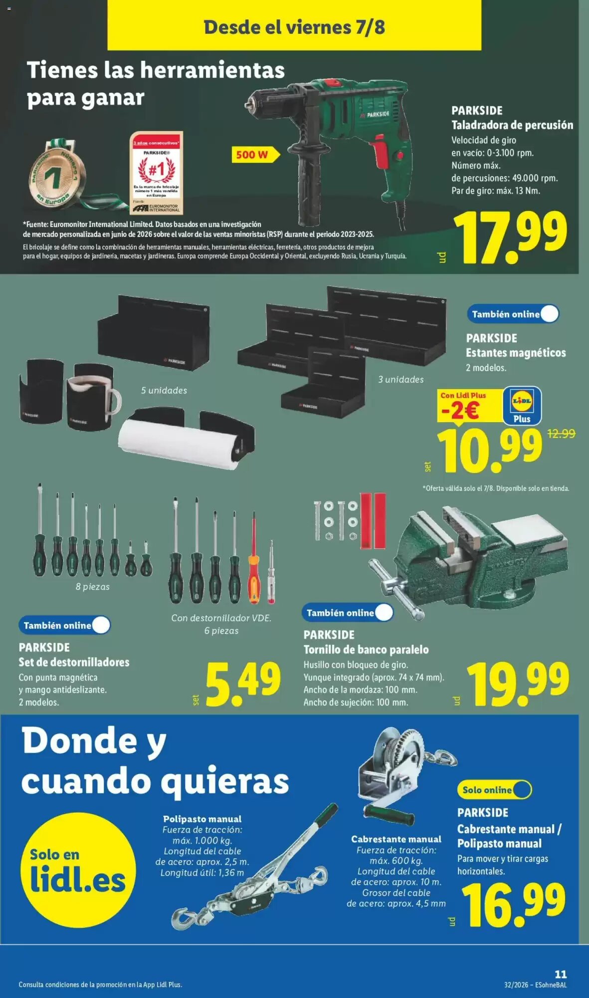 Folleto promocional de Lidl válido desde el 29/07/2026 - Página 21.