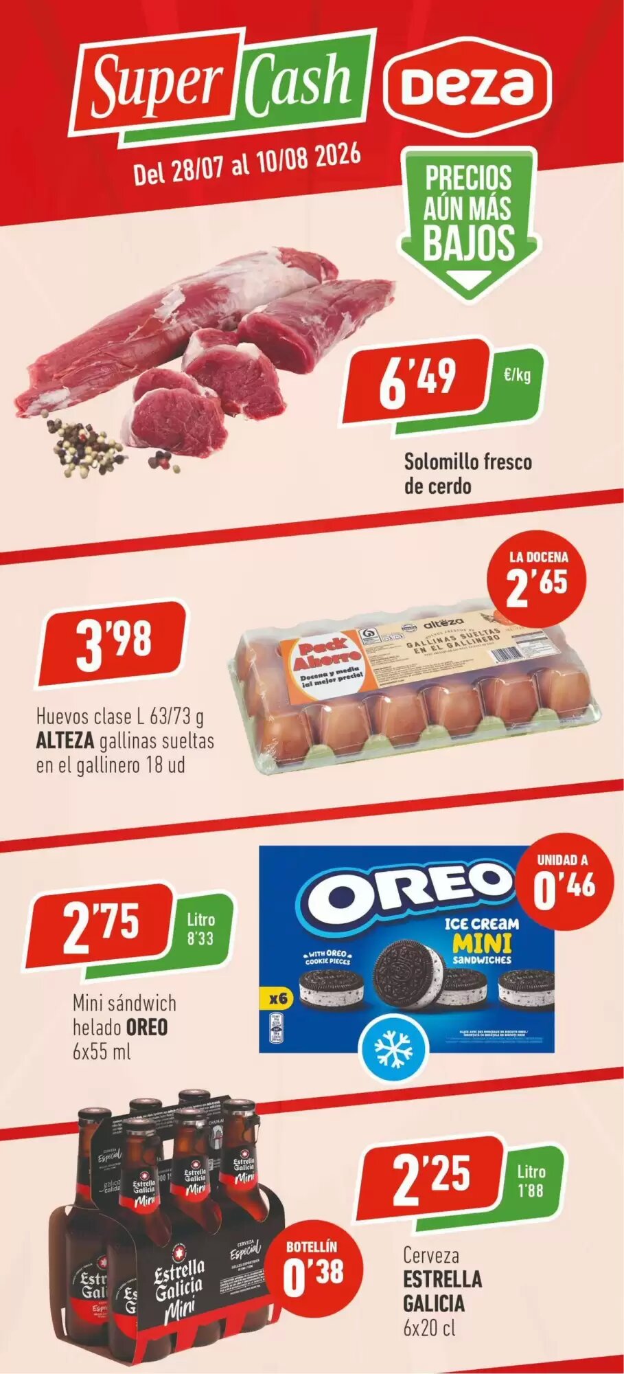 Folleto promocional de Supermercados Deza válido desde el 29/07/2026 - Página 1.