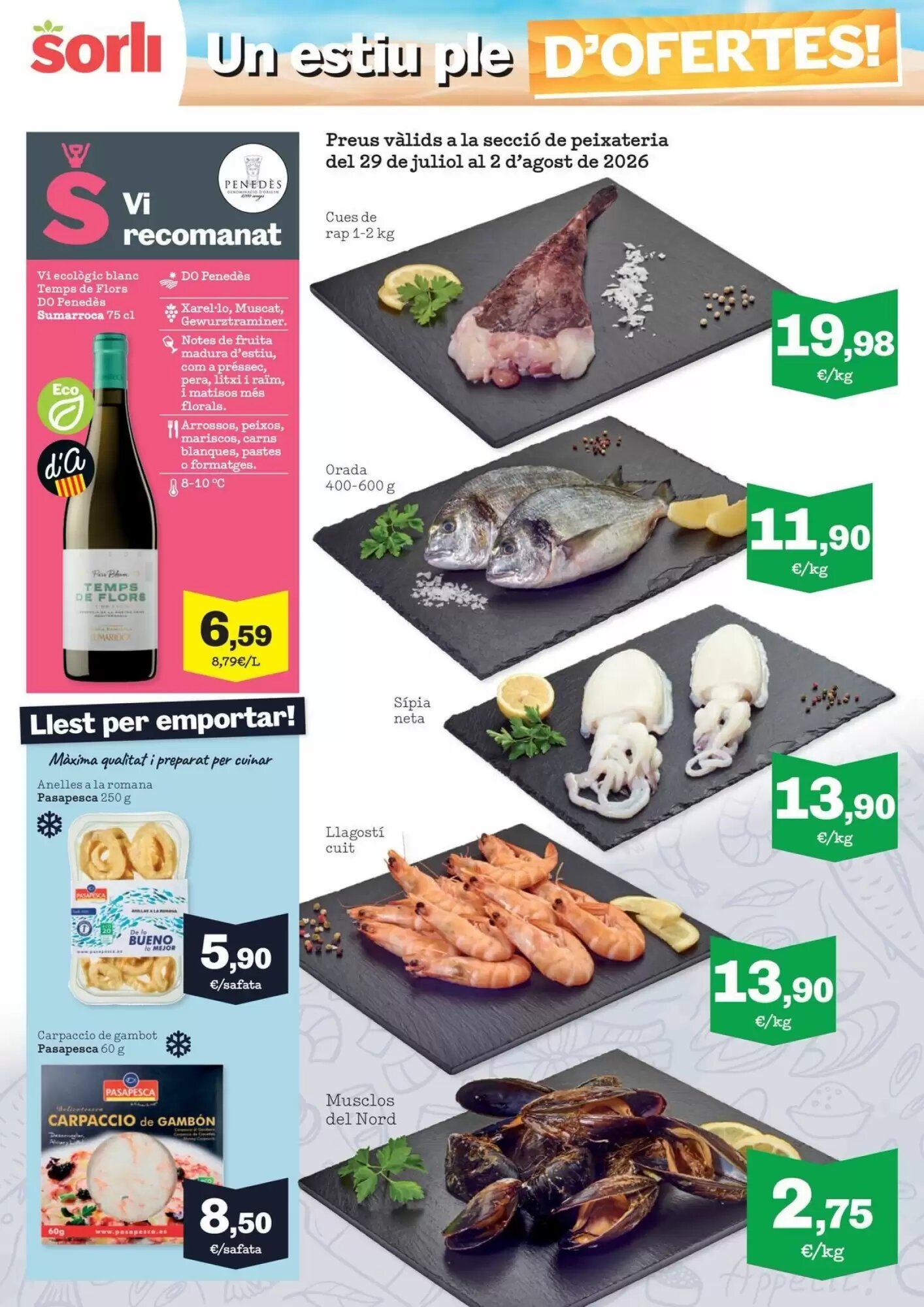 Folleto promocional de Sorli válido desde el 29/07/2026 - Página 12.