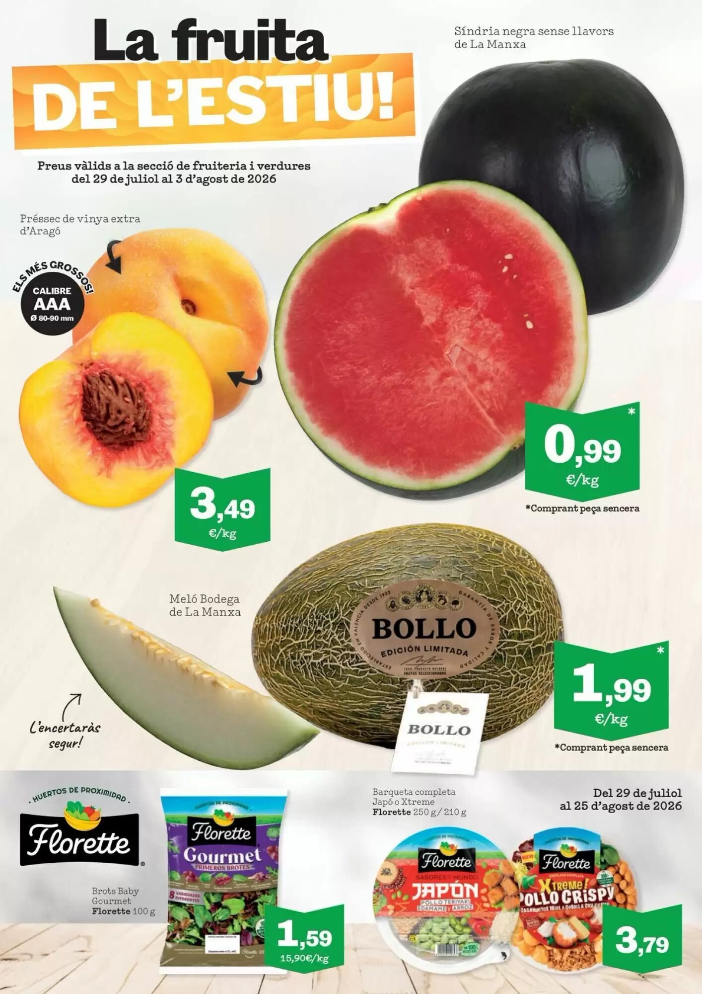 Folleto promocional de Sorli válido desde el 29/07/2026 - Página 2.
