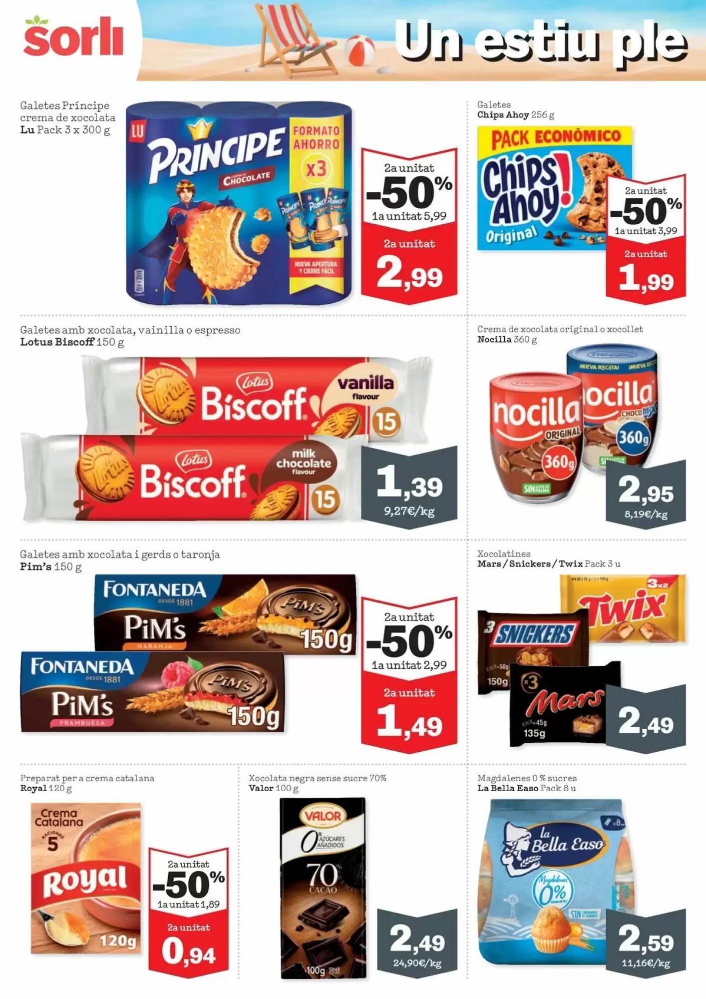 Folleto promocional de Sorli válido desde el 29/07/2026 - Página 28.