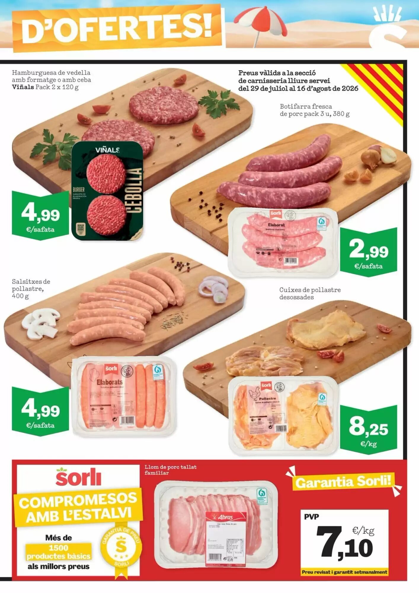 Folleto promocional de Sorli válido desde el 29/07/2026 - Página 5.