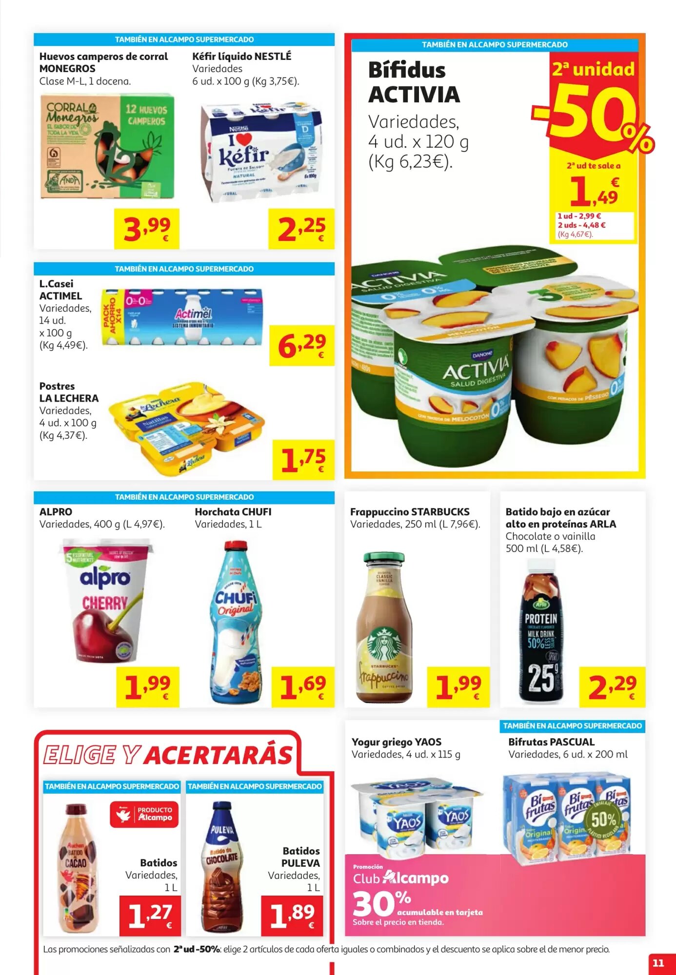 Folleto promocional de Alcampo válido desde el 30/07/2026 - Página 11.