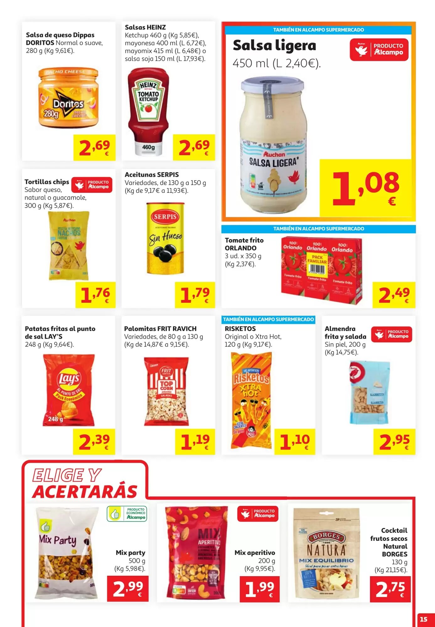 Folleto promocional de Alcampo válido desde el 30/07/2026 - Página 15.