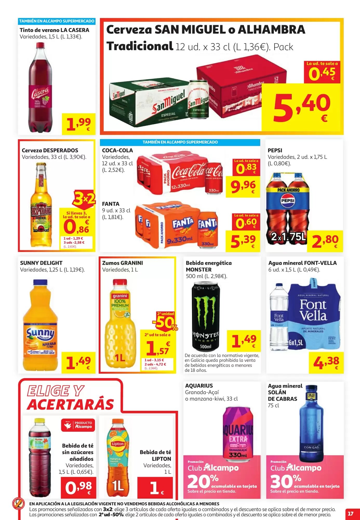 Folleto promocional de Alcampo válido desde el 30/07/2026 - Página 17.