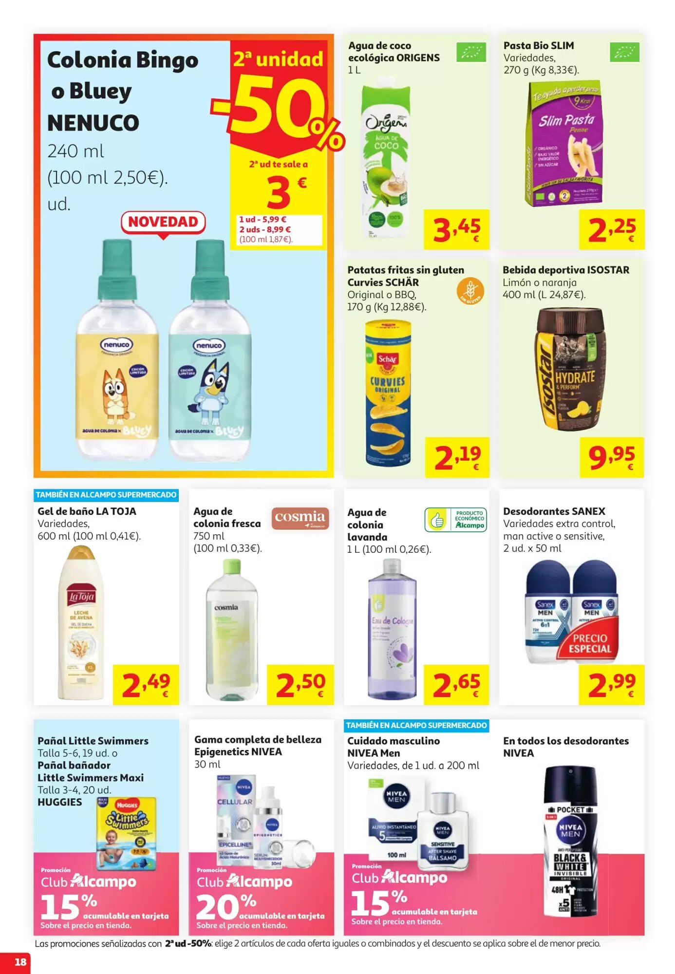 Folleto promocional de Alcampo válido desde el 30/07/2026 - Página 18.