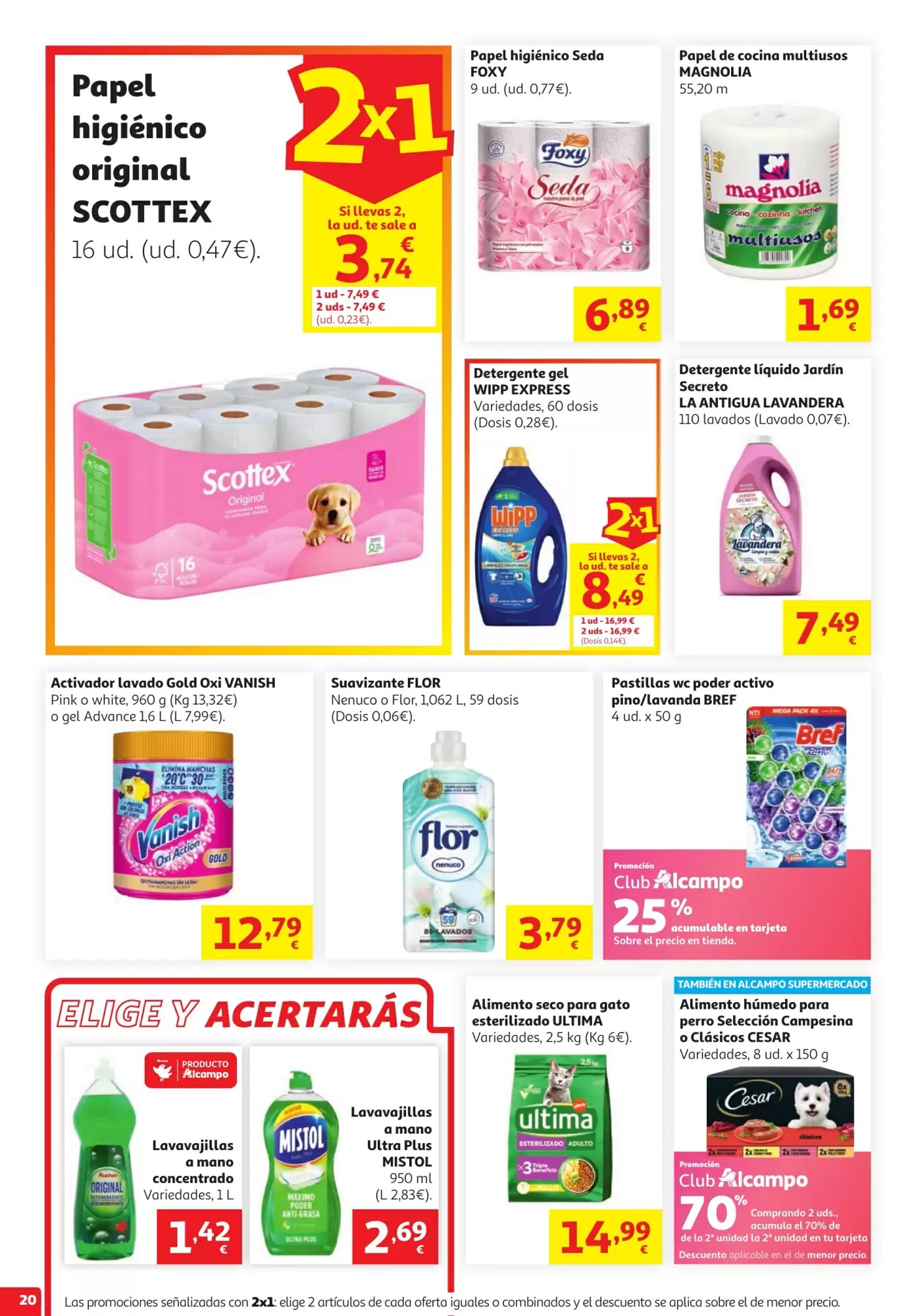 Folleto promocional de Alcampo válido desde el 30/07/2026 - Página 20.