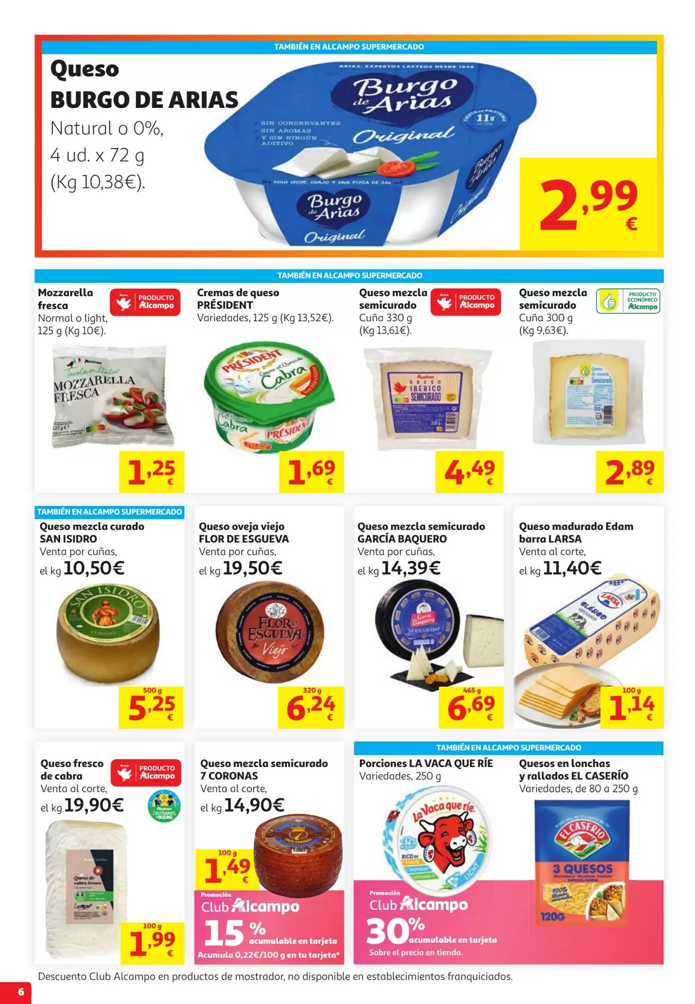 Folleto promocional de Alcampo válido desde el 30/07/2026 - Página 6.