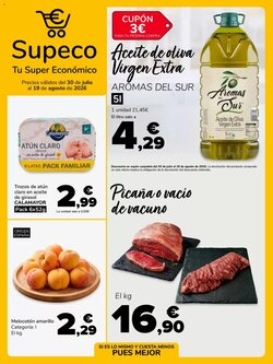 Folleto promocional de Supeco válido desde el 30/07/2026