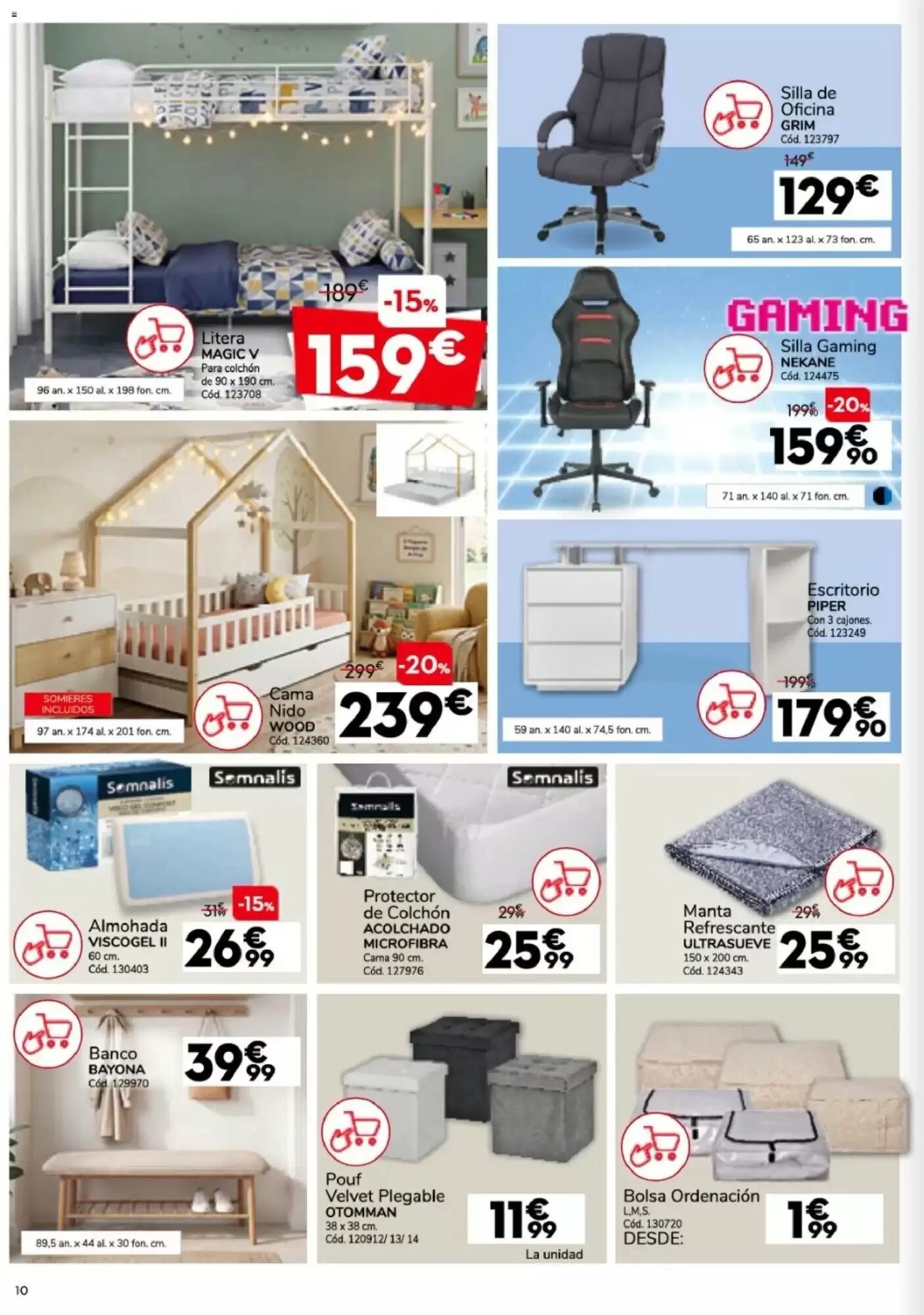 Folleto promocional de Conforama válido desde el 30/07/2026 - Página 10.