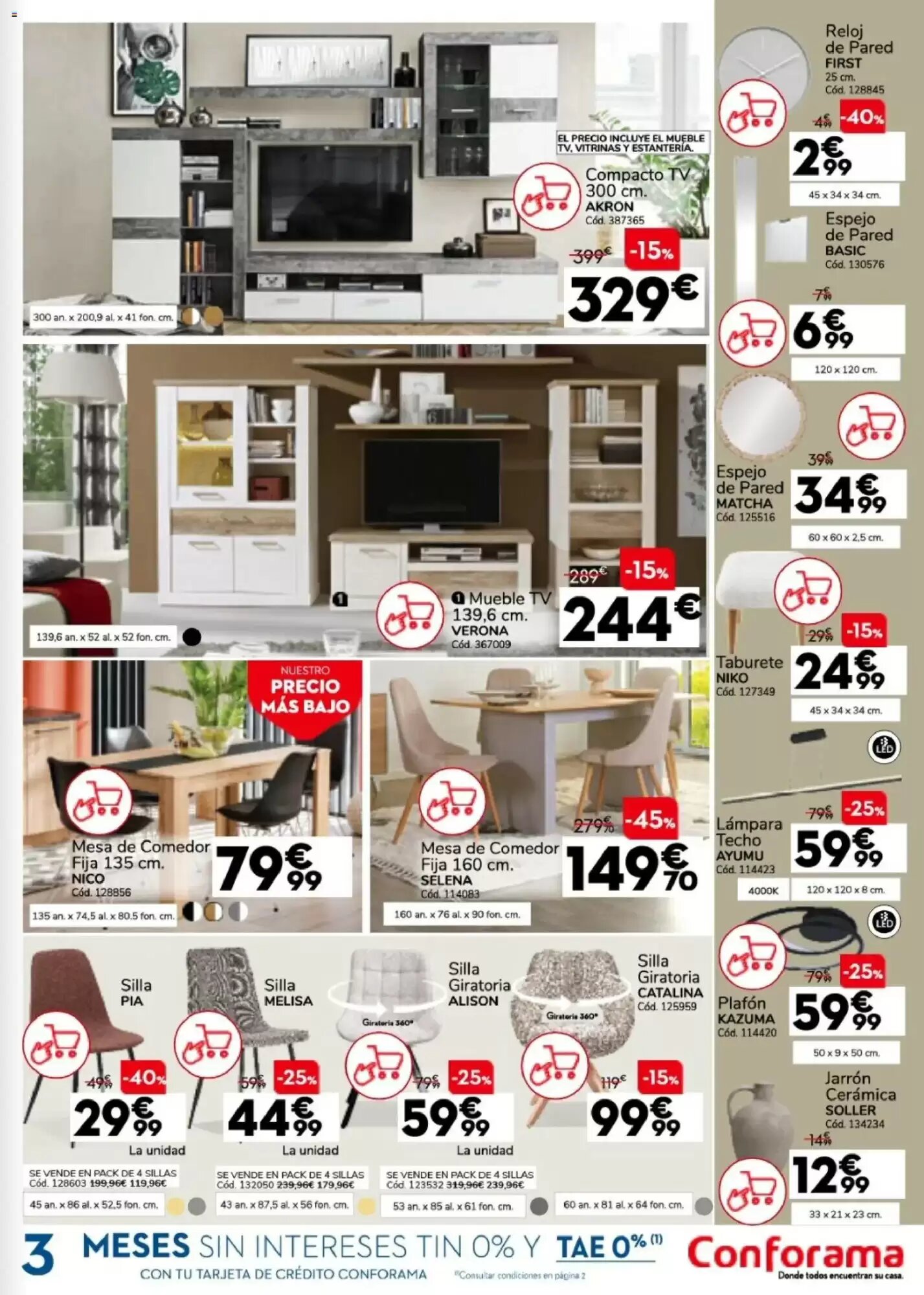 Folleto promocional de Conforama válido desde el 30/07/2026 - Página 13.