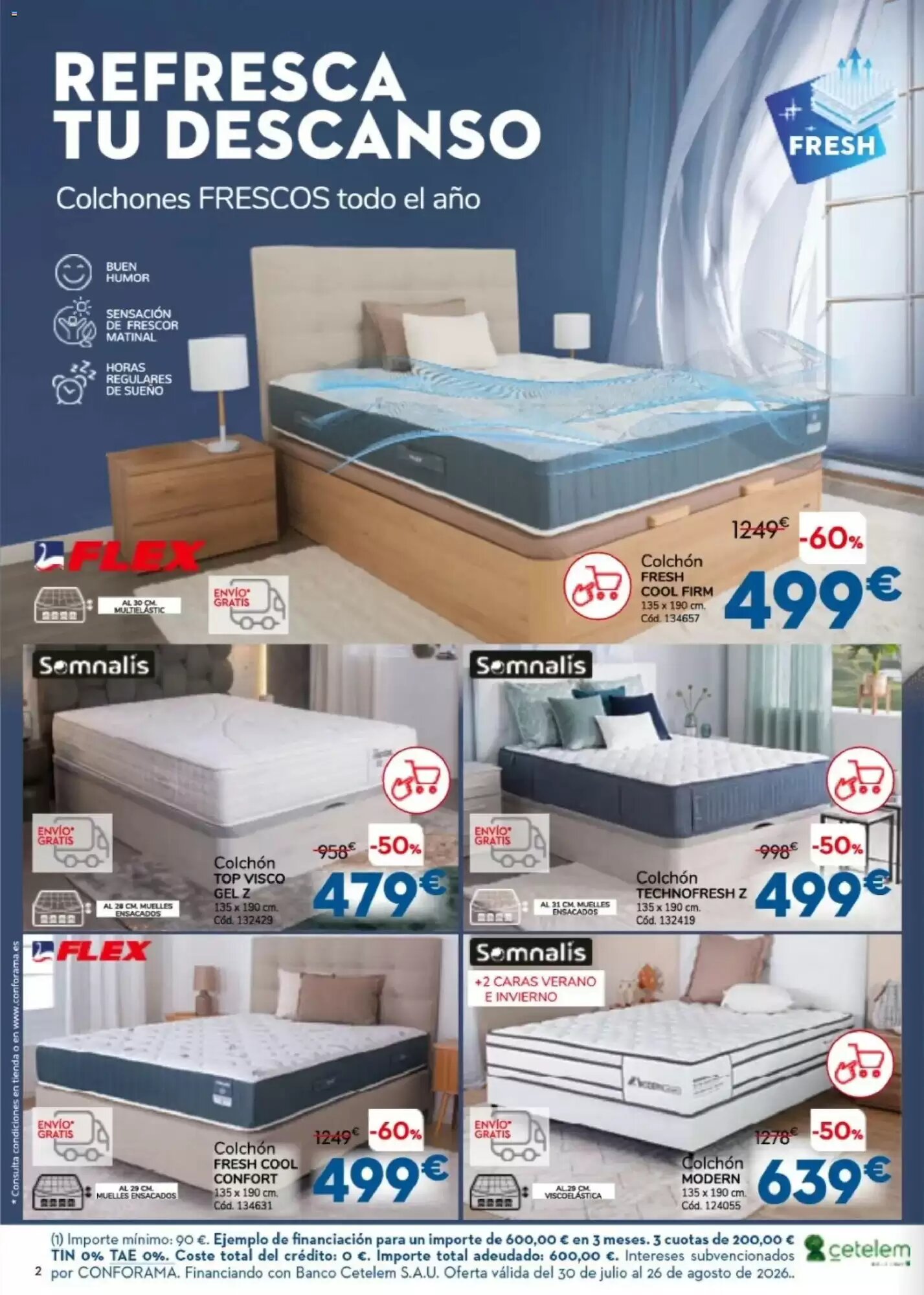 Folleto promocional de Conforama válido desde el 30/07/2026 - Página 2.