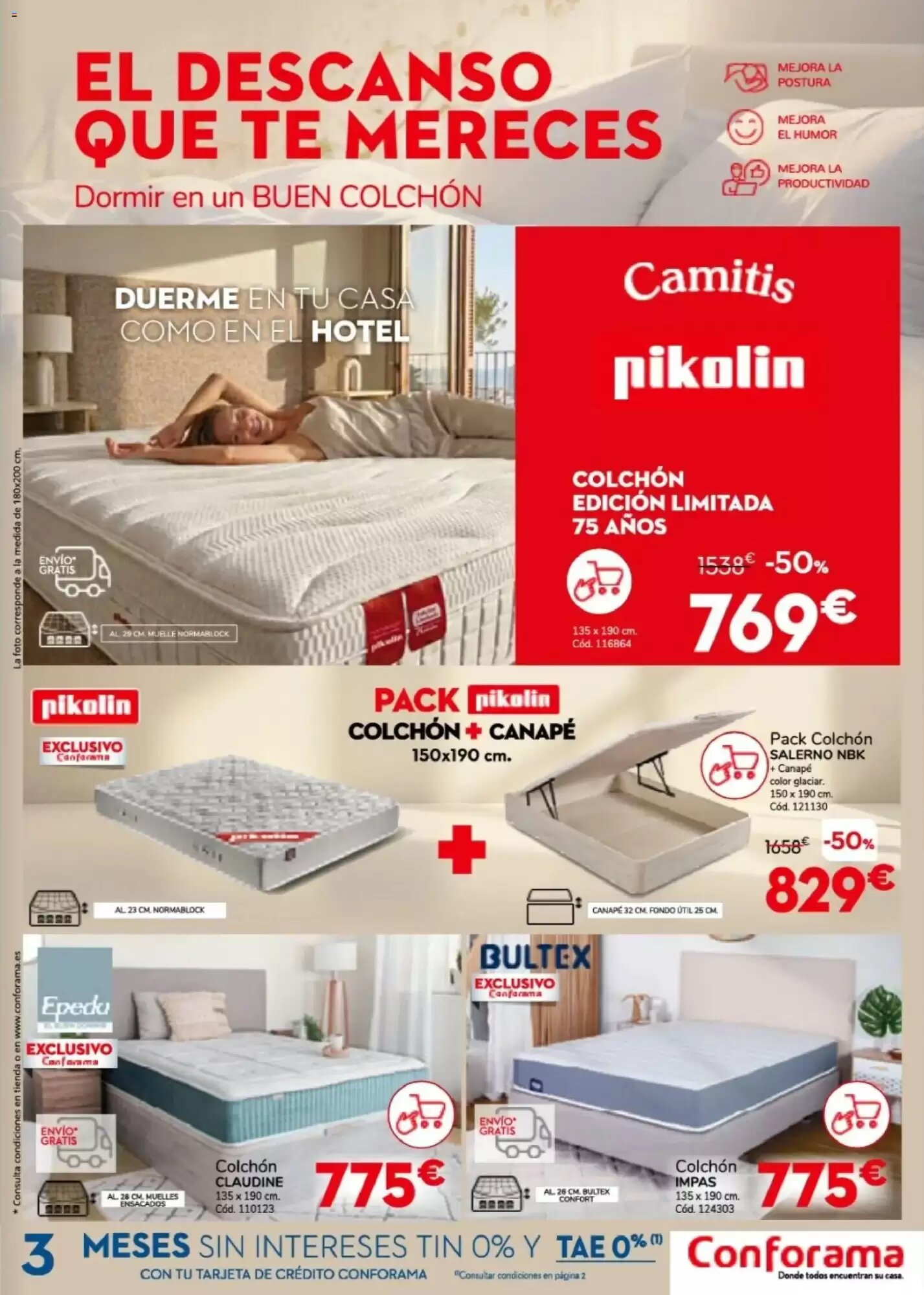 Folleto promocional de Conforama válido desde el 30/07/2026 - Página 3.