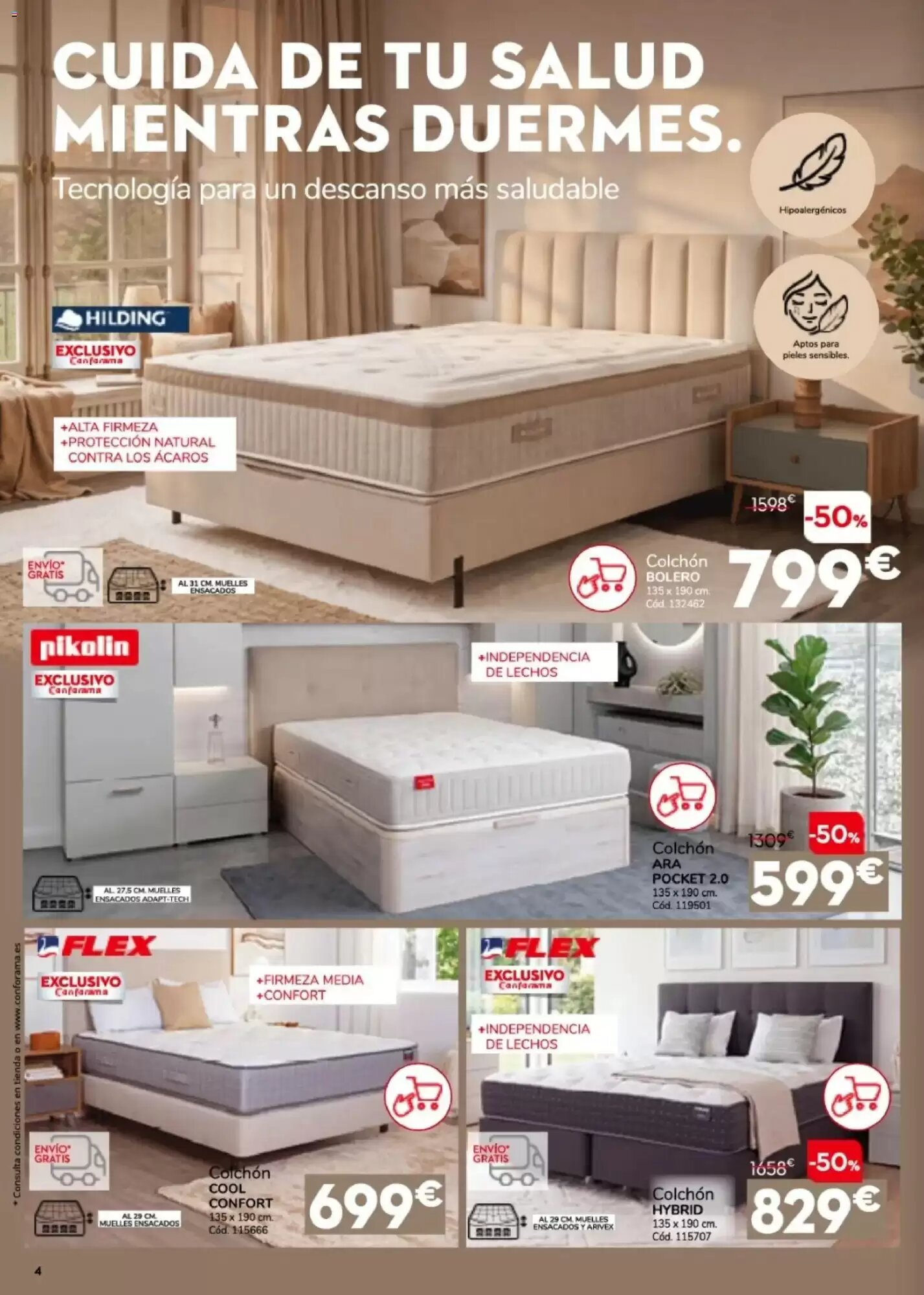 Folleto promocional de Conforama válido desde el 30/07/2026 - Página 4.