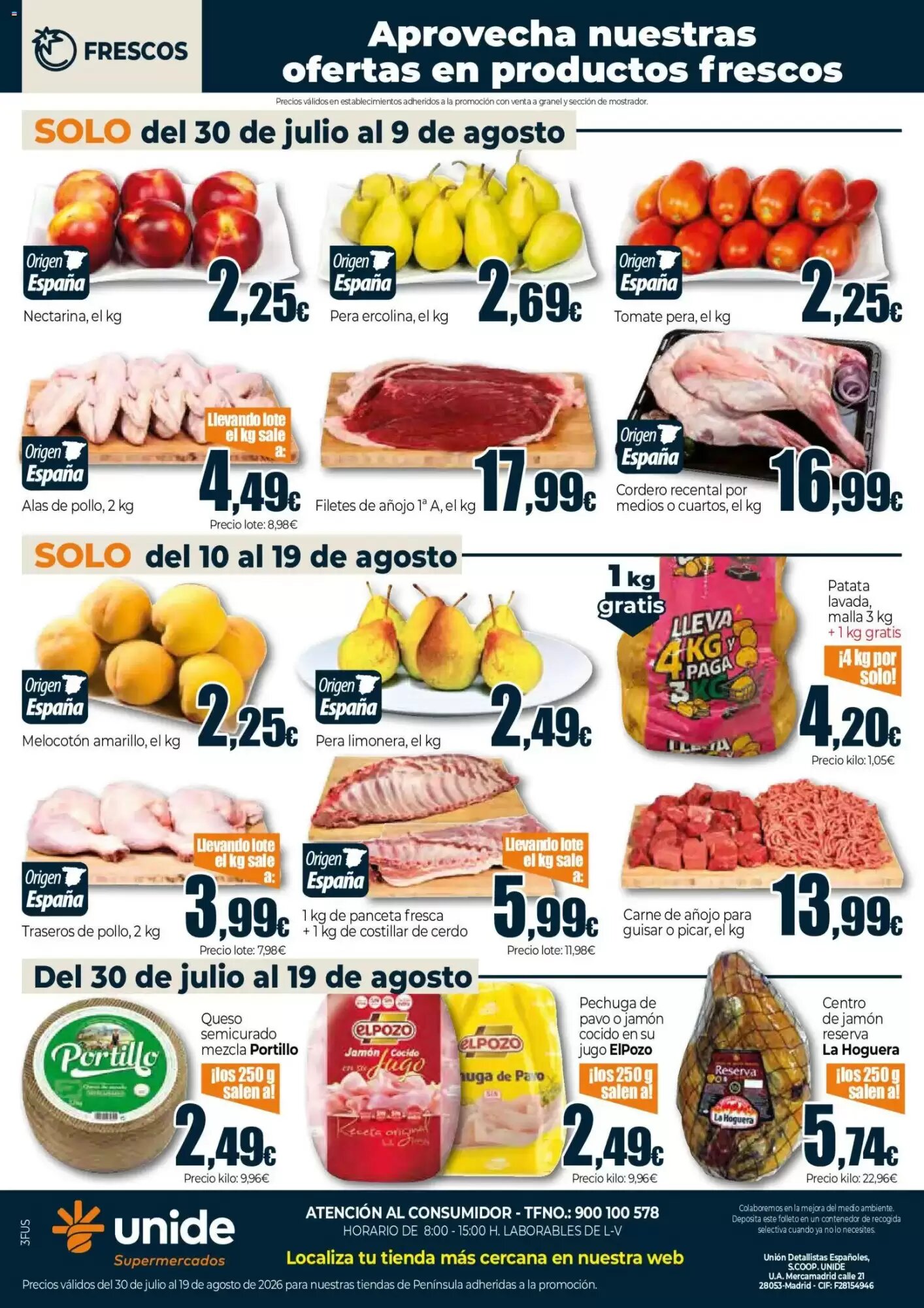 Folleto promocional de Unide Market válido desde el 30/07/2026 - Página 4.