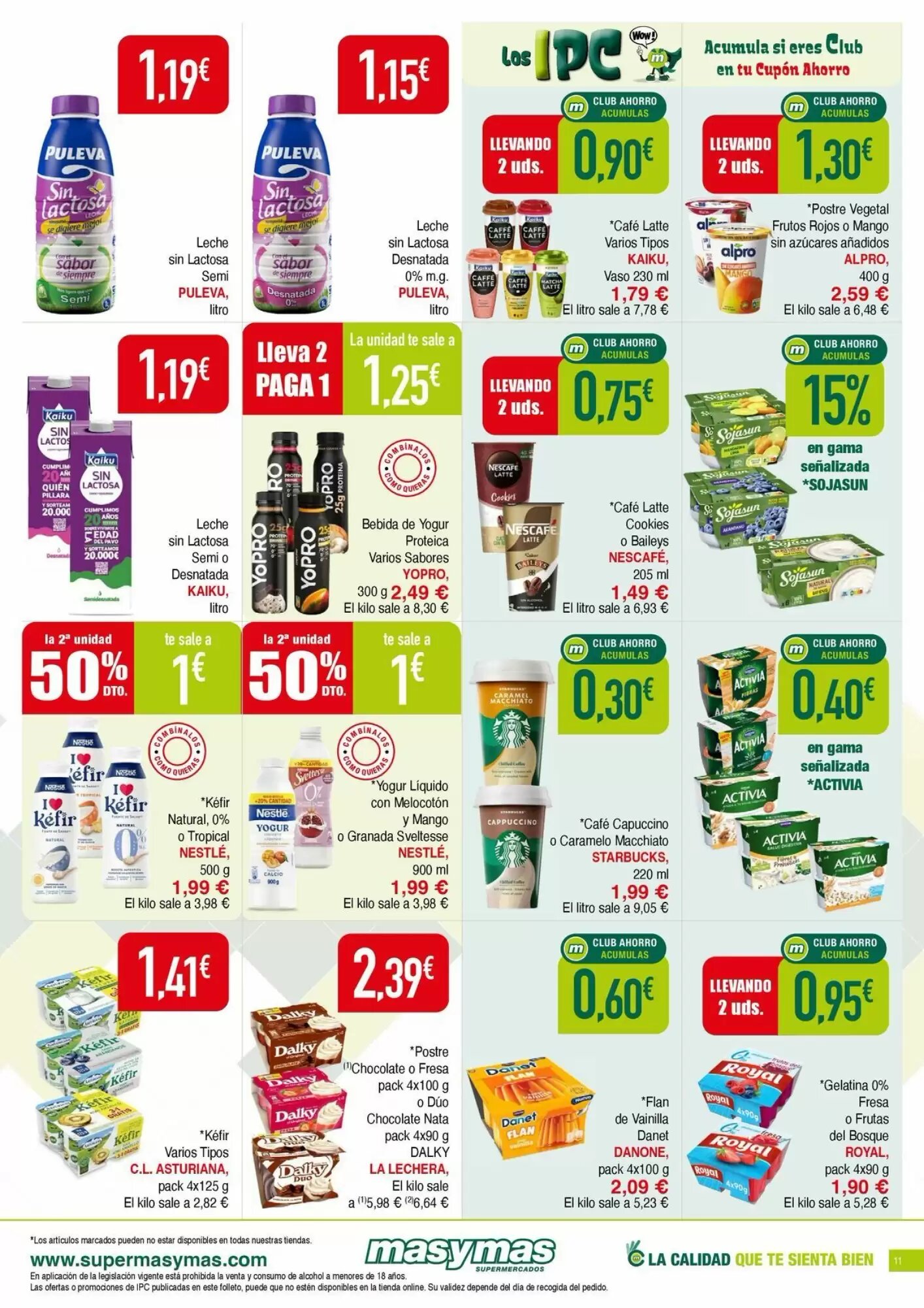 Folleto promocional de Masymas válido desde el 30/07/2026 - Página 11.