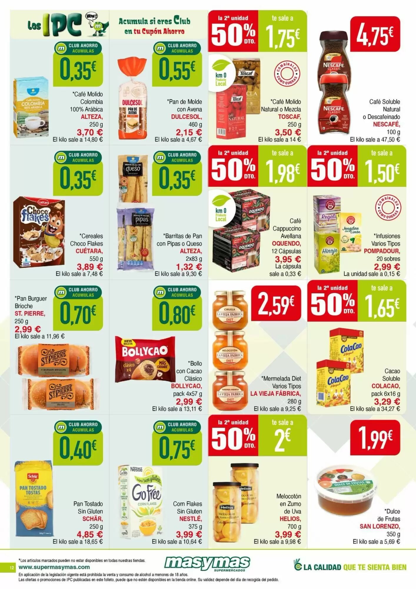Folleto promocional de Masymas válido desde el 30/07/2026 - Página 12.