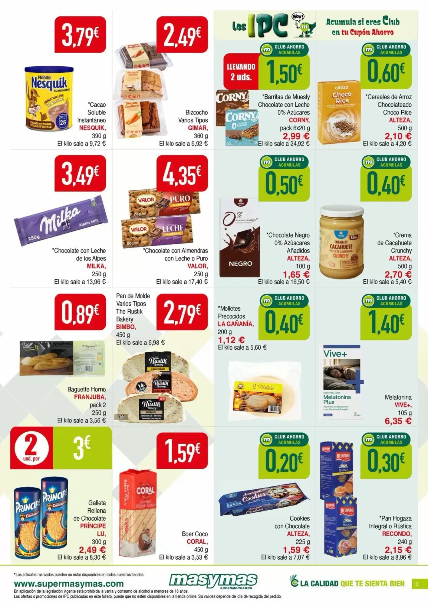 Folleto promocional de Masymas válido desde el 30/07/2026 - Página 13.