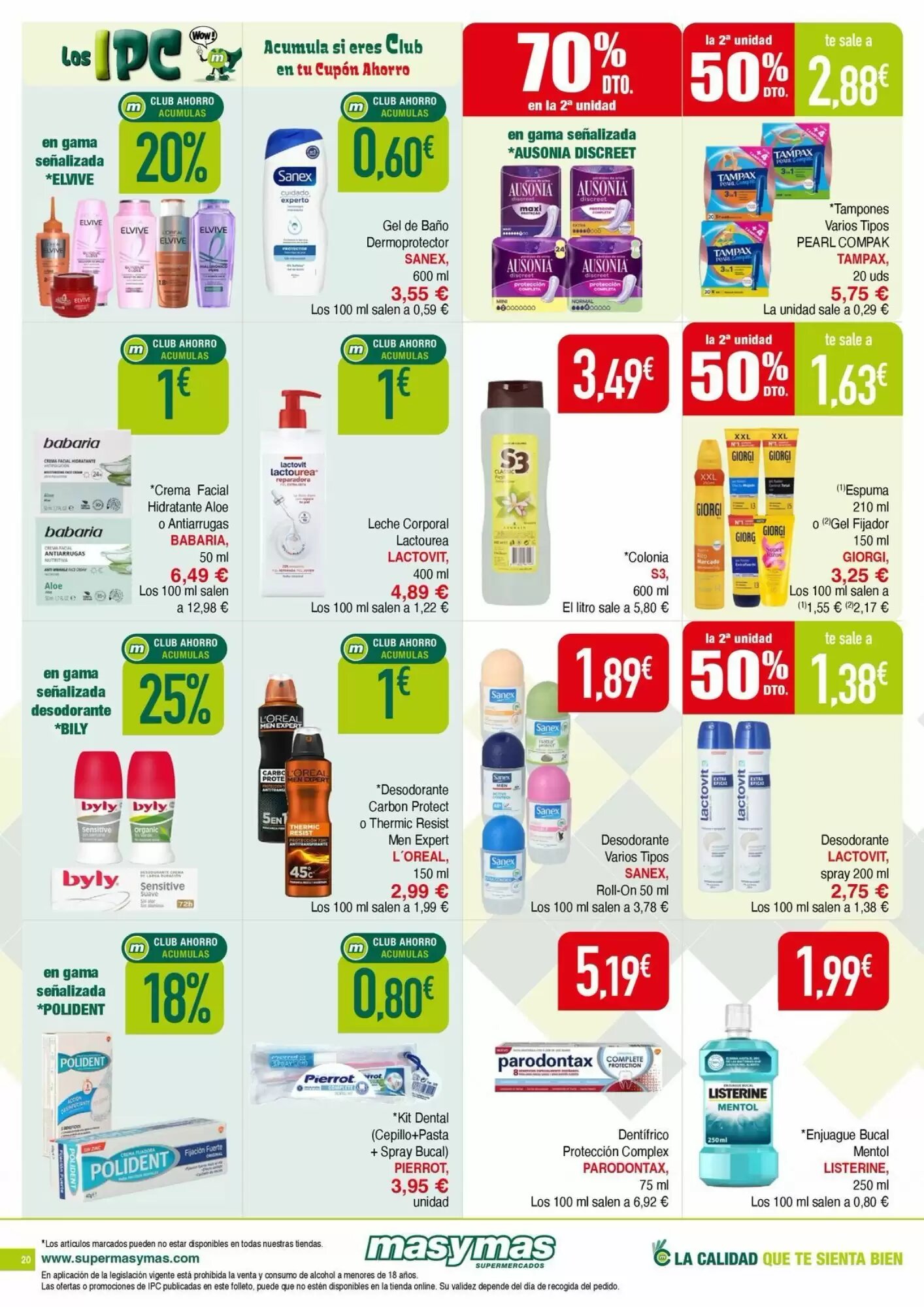 Folleto promocional de Masymas válido desde el 30/07/2026 - Página 20.
