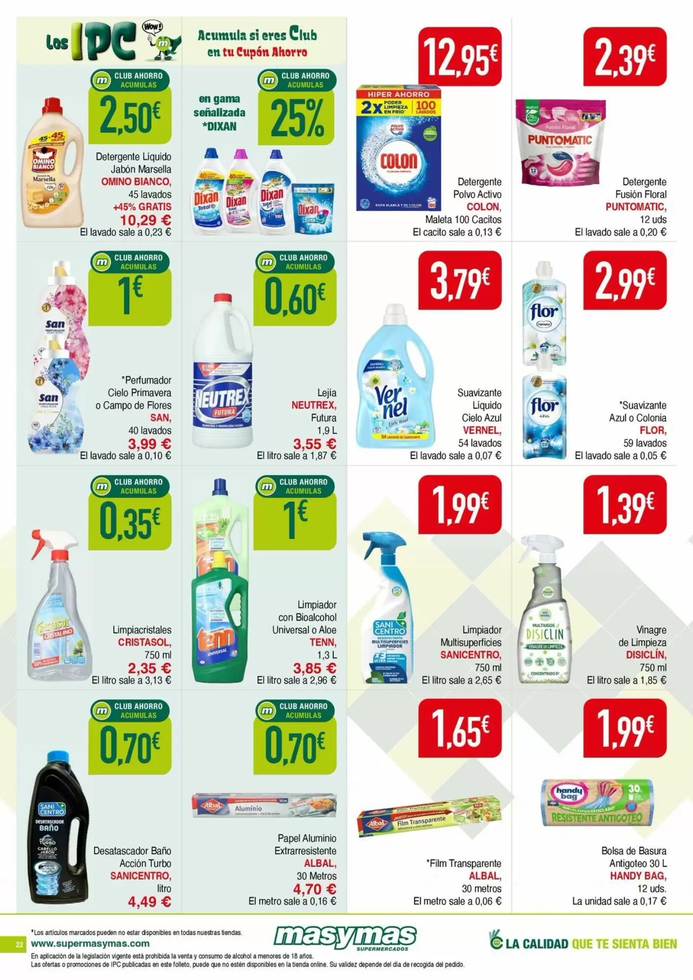 Folleto promocional de Masymas válido desde el 30/07/2026 - Página 22.