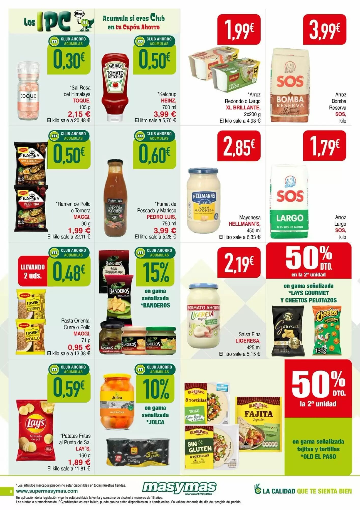 Folleto promocional de Masymas válido desde el 30/07/2026 - Página 8.