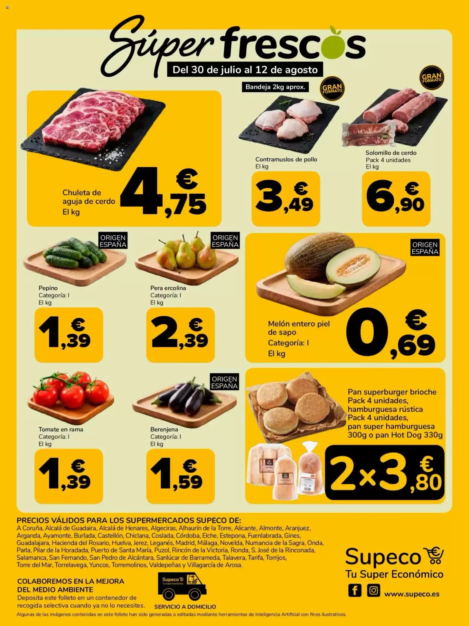 Folleto promocional de Supeco válido desde el 30/07/2026 - Página 8.