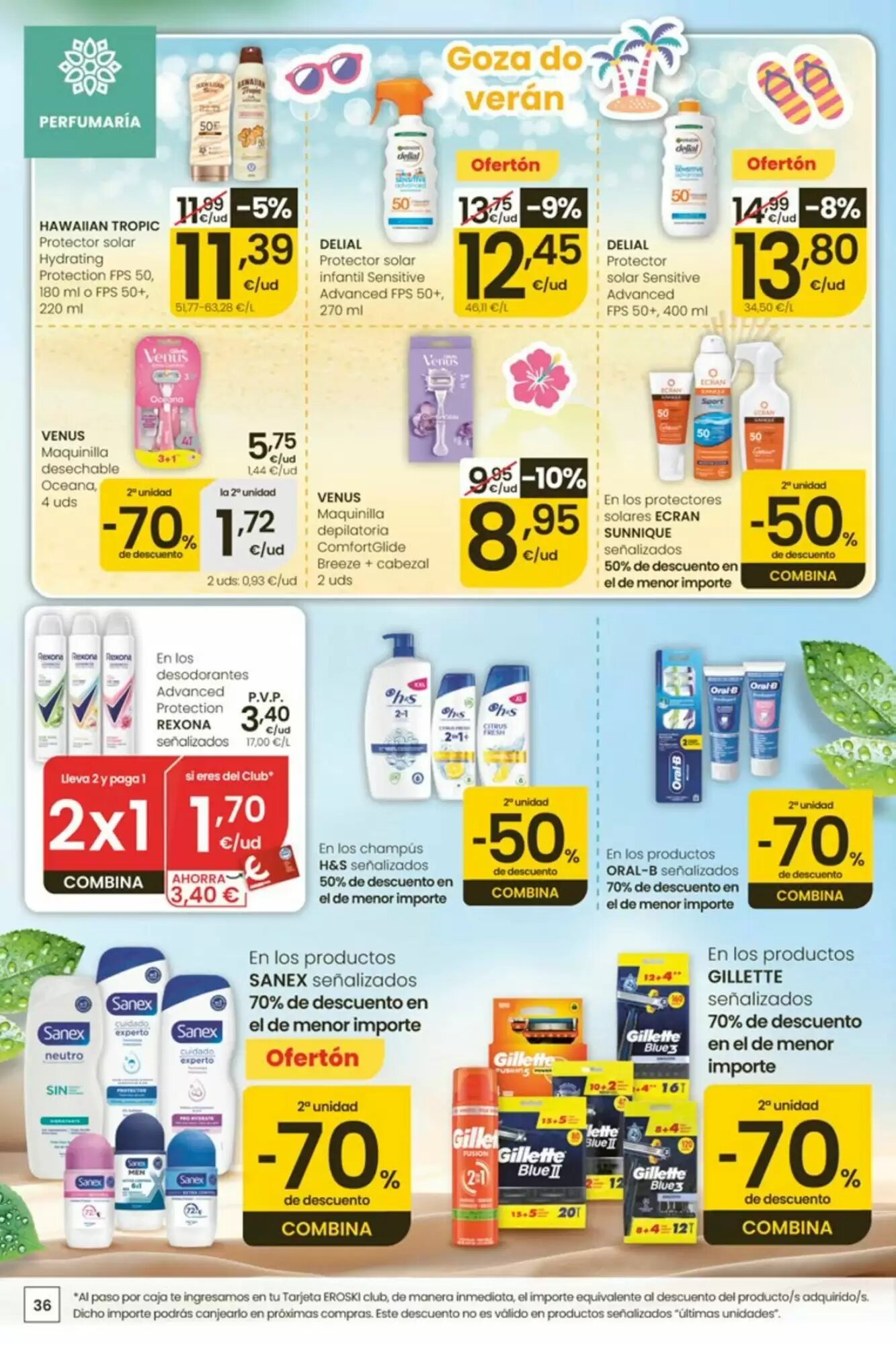 Folleto promocional de Eroski válido desde el 30/07/2026 - Página 36.