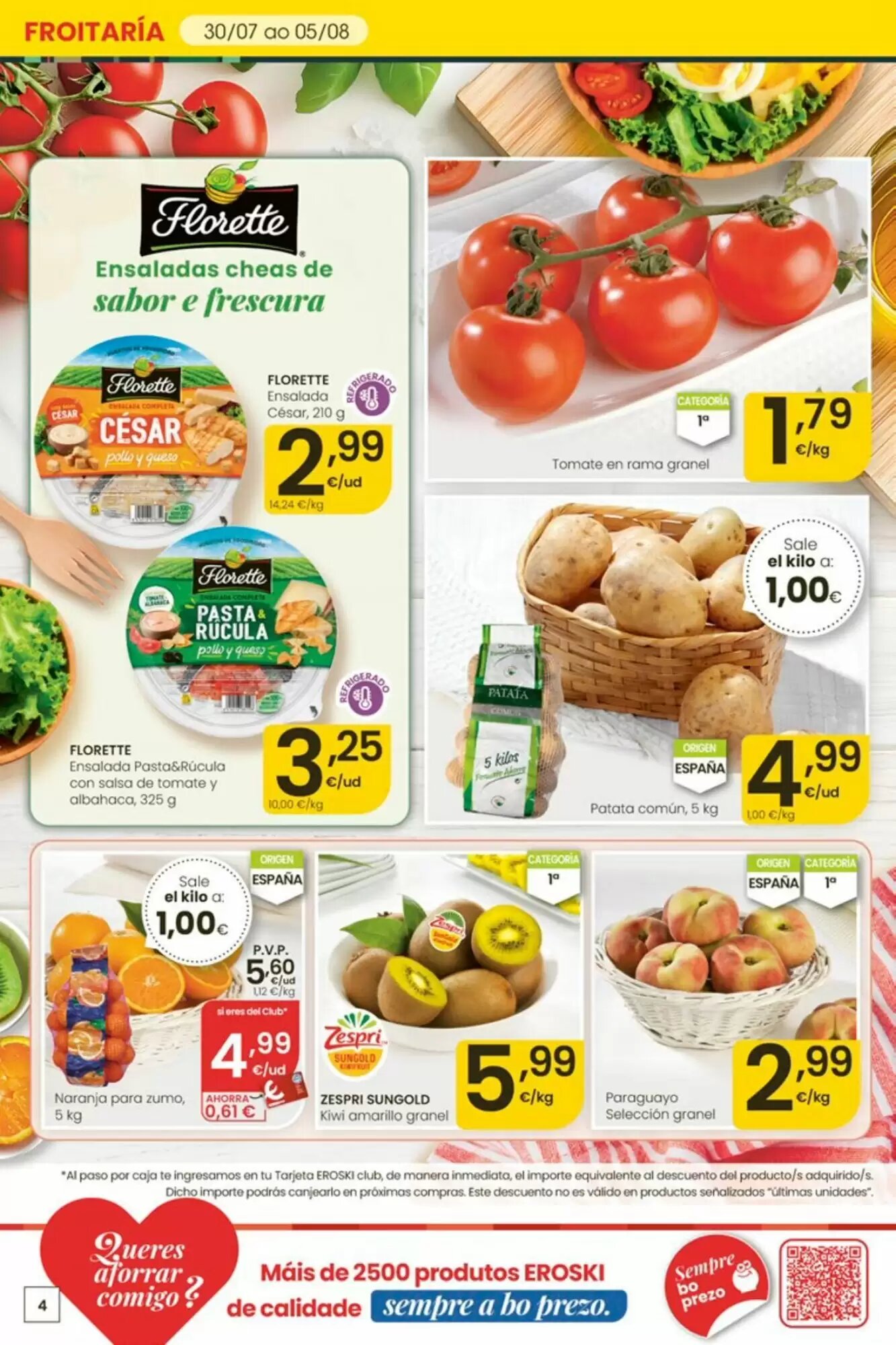 Folleto promocional de Eroski válido desde el 30/07/2026 - Página 4.