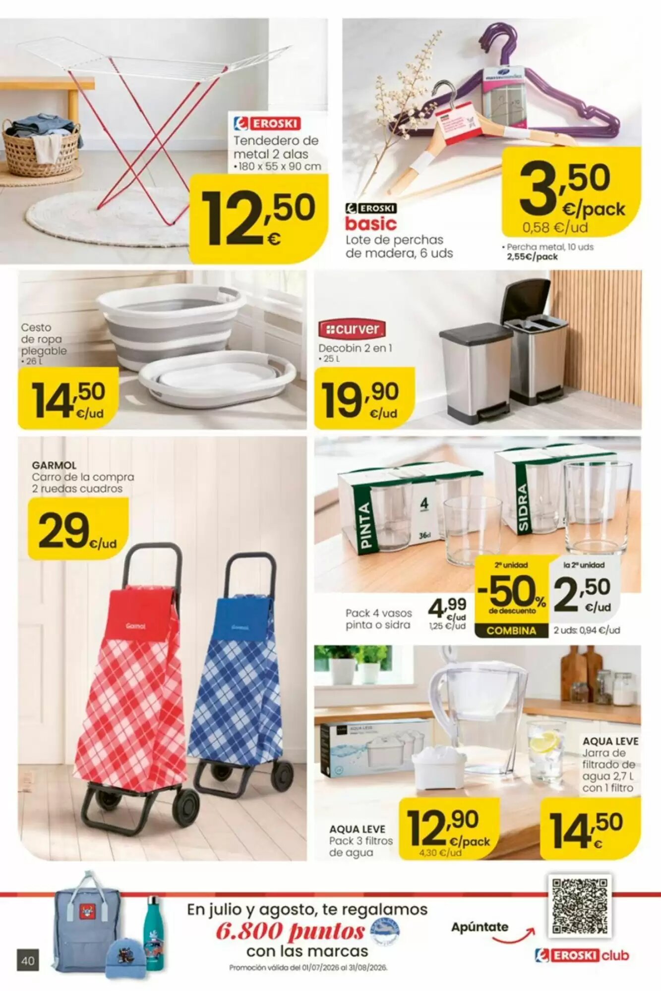 Folleto promocional de Eroski válido desde el 30/07/2026 - Página 40.