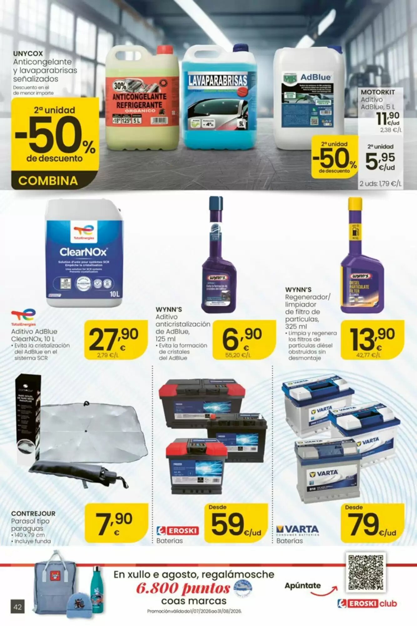 Folleto promocional de Eroski válido desde el 30/07/2026 - Página 42.