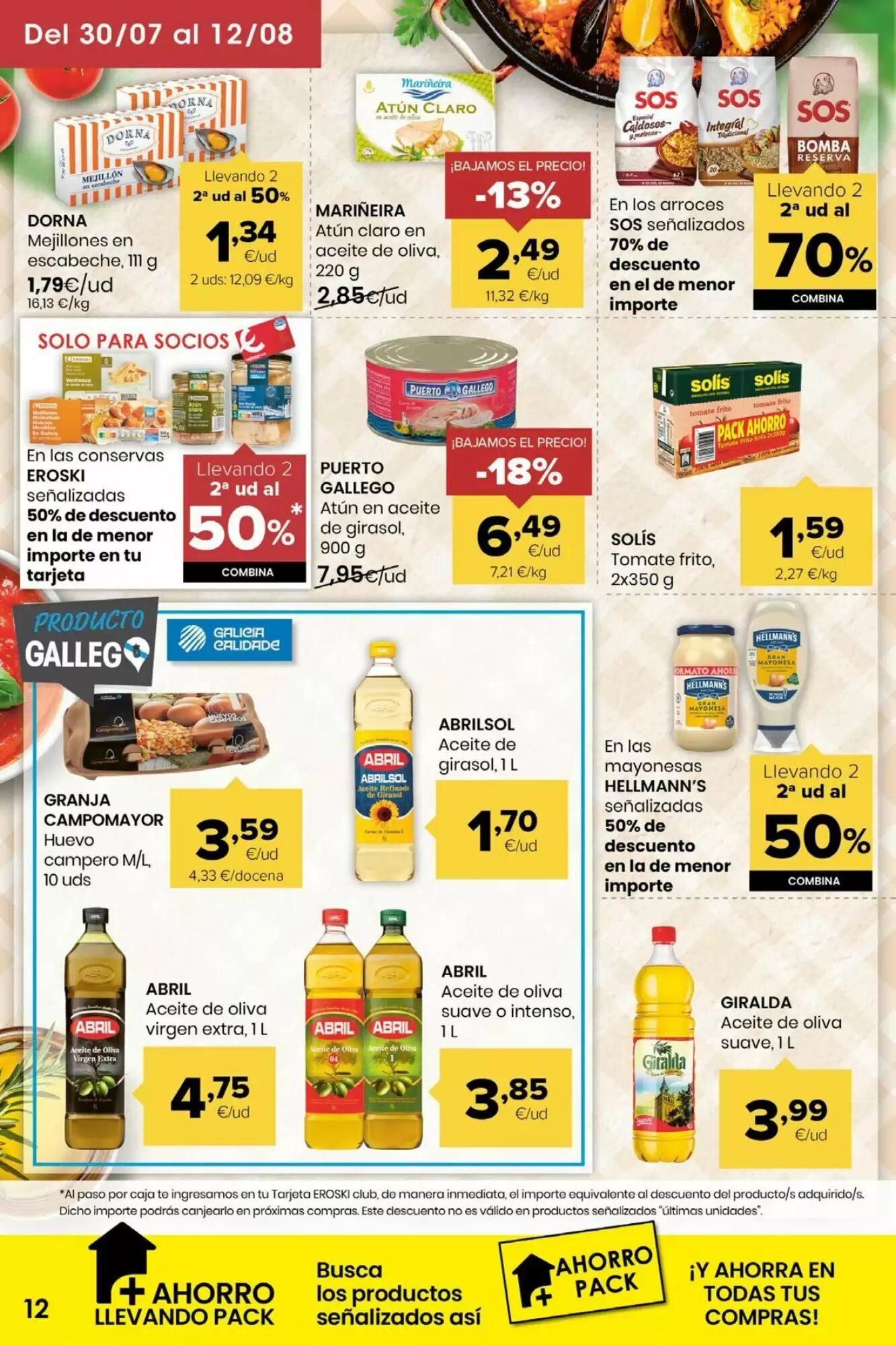 Folleto promocional de Autoservicios Familia válido desde el 30/07/2026 - Página 12.