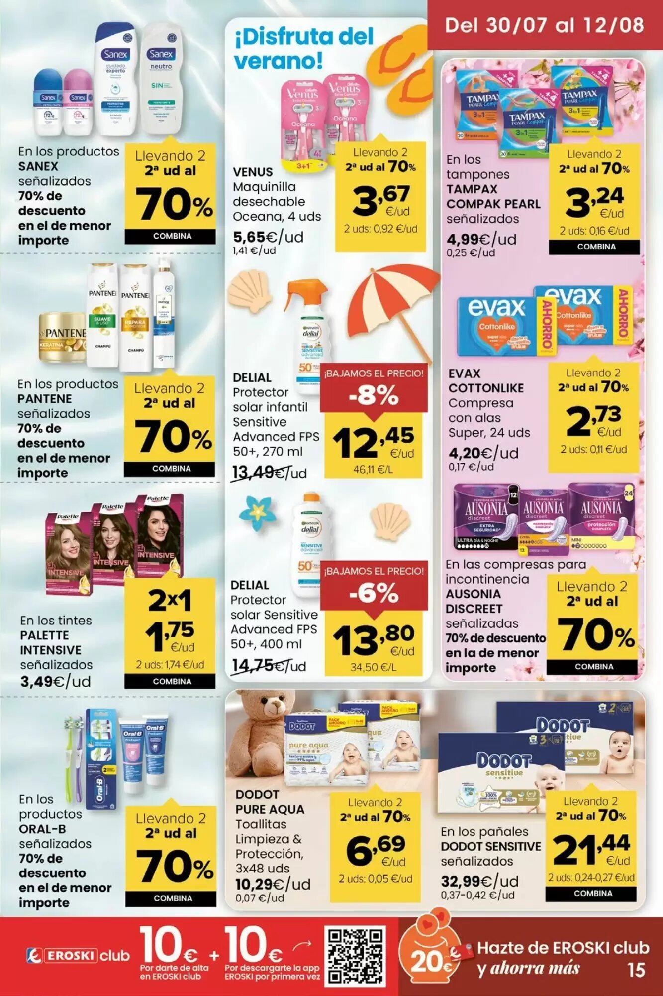 Folleto promocional de Autoservicios Familia válido desde el 30/07/2026 - Página 15.