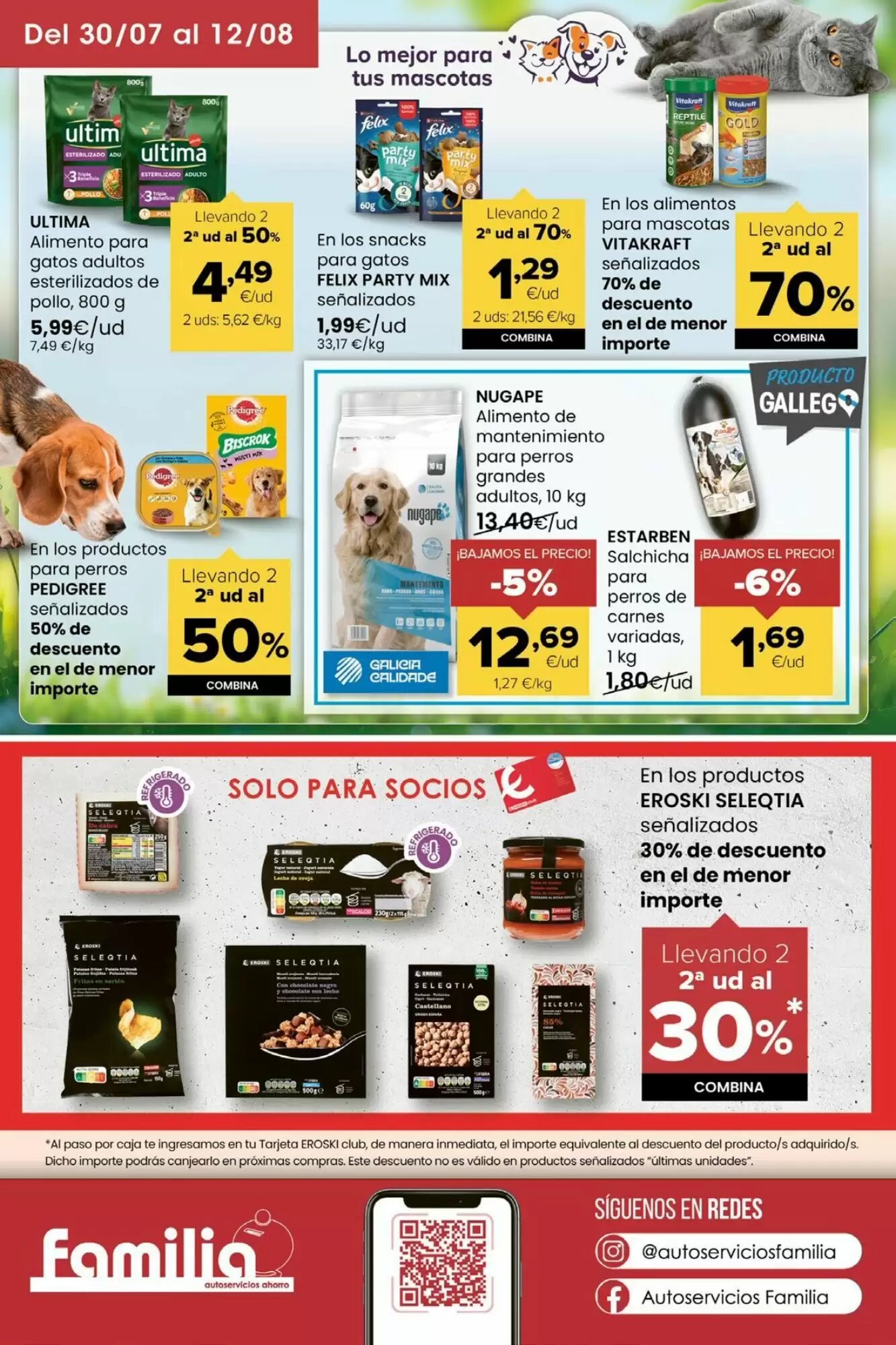 Folleto promocional de Autoservicios Familia válido desde el 30/07/2026 - Página 16.