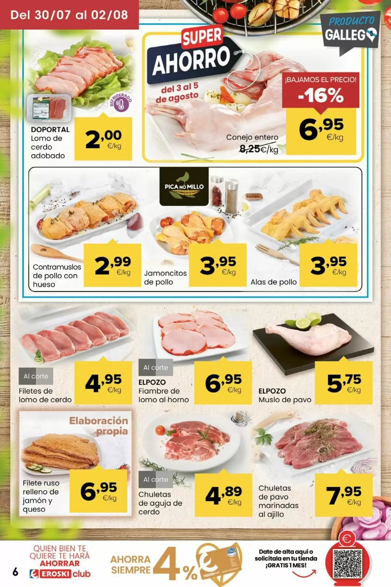 Folleto promocional de Autoservicios Familia válido desde el 30/07/2026 - Página 6.