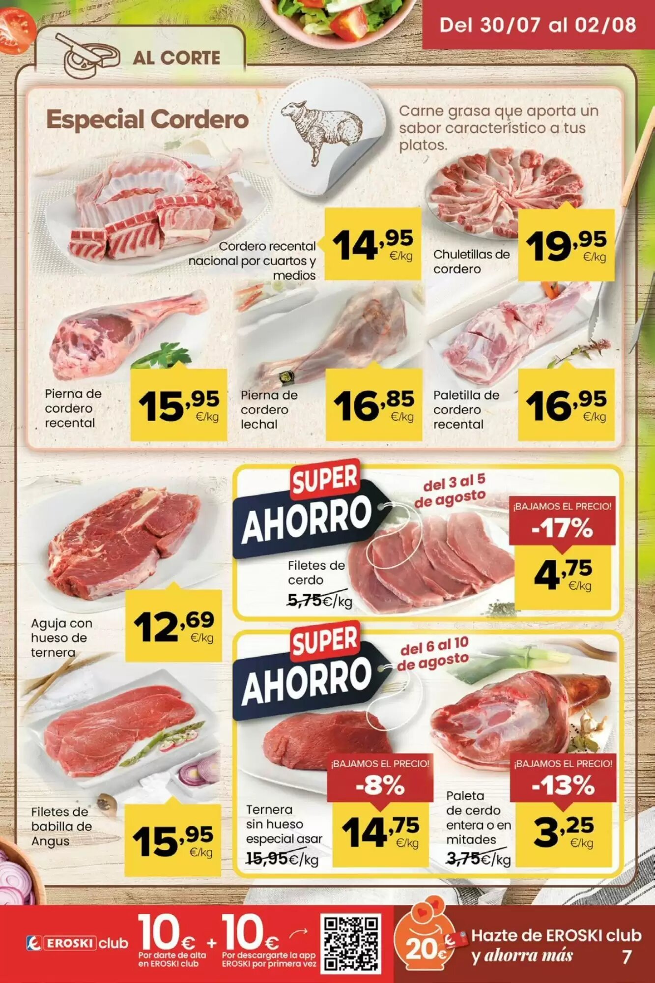 Folleto promocional de Autoservicios Familia válido desde el 30/07/2026 - Página 7.