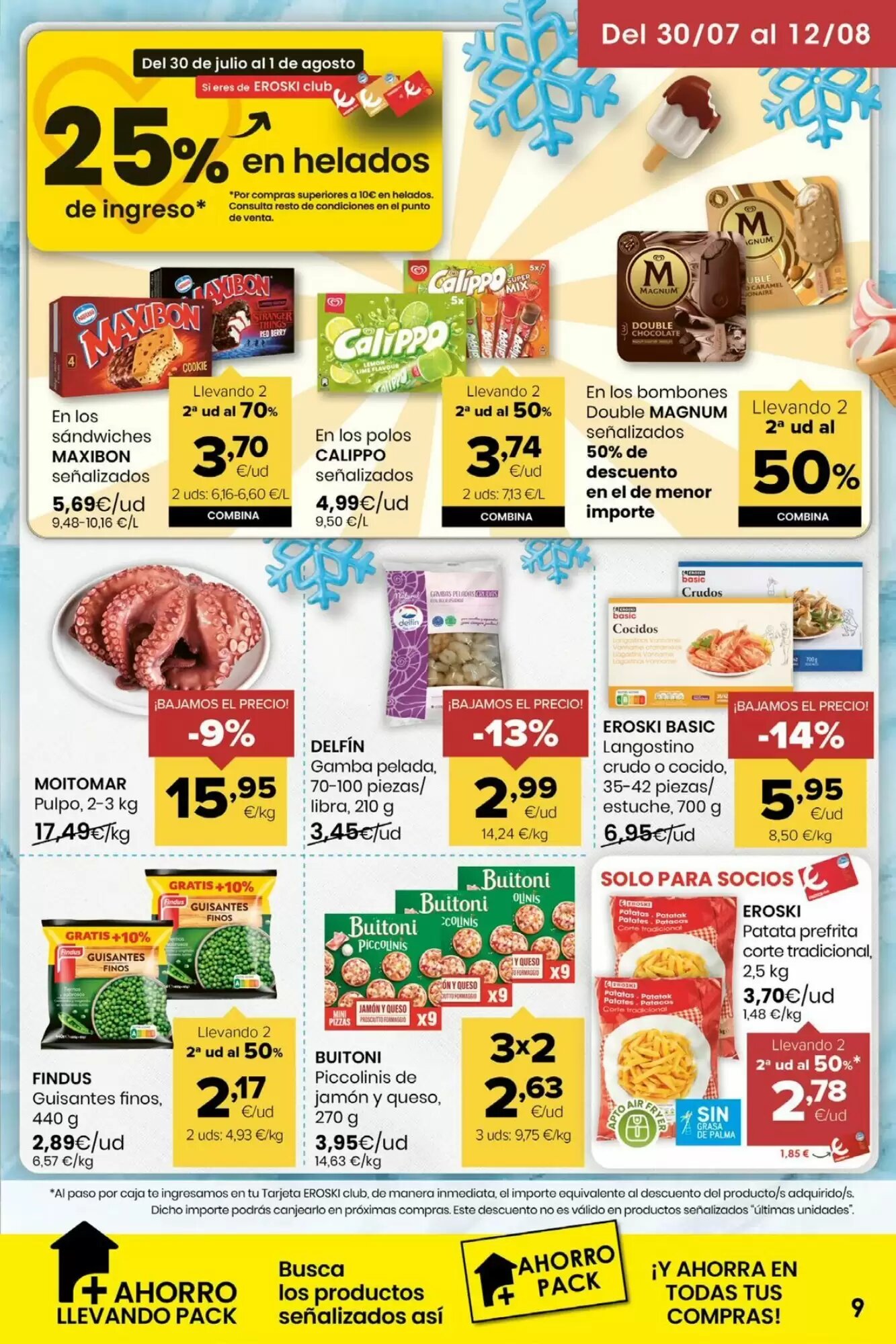 Folleto promocional de Autoservicios Familia válido desde el 30/07/2026 - Página 9.