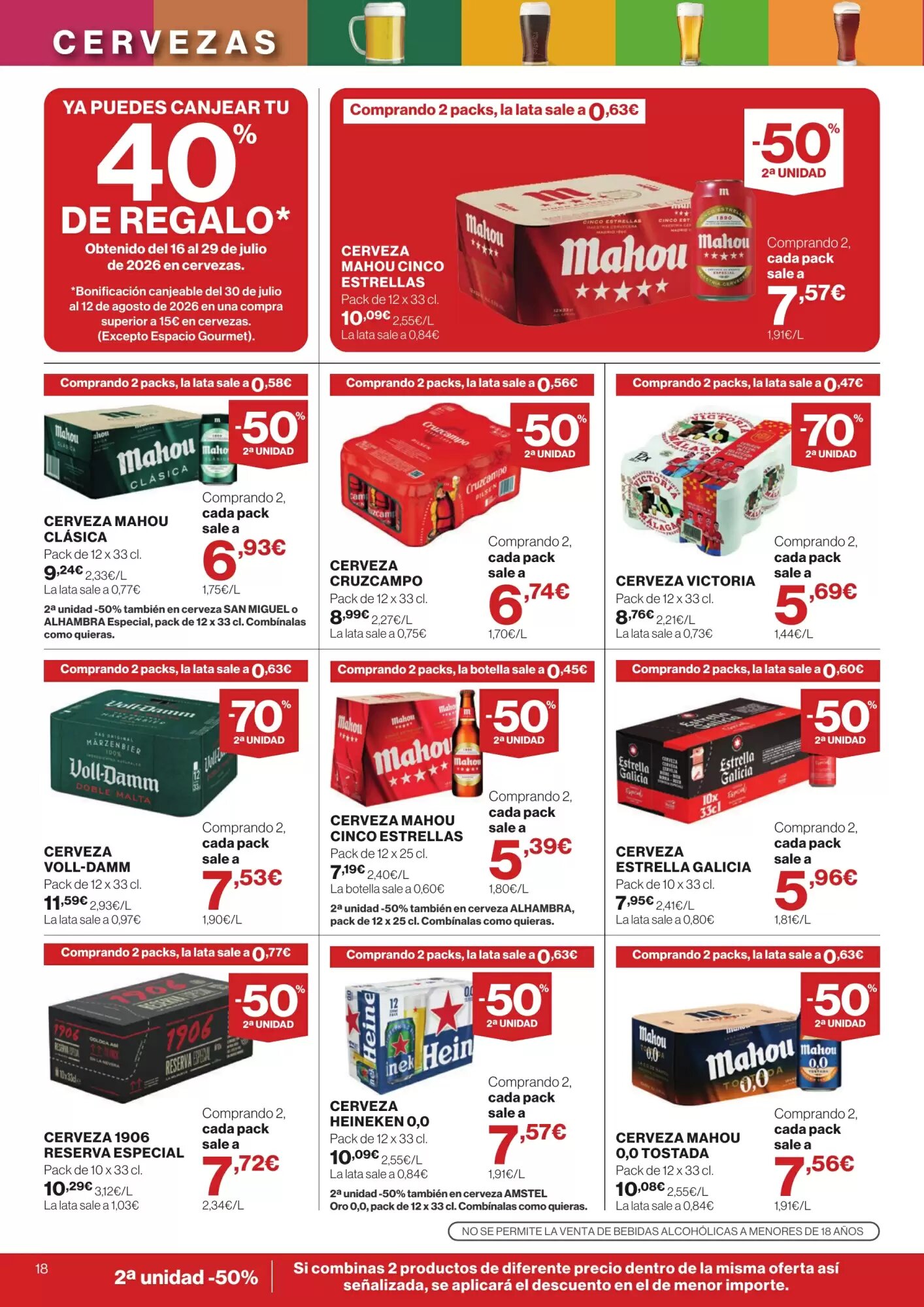 Folleto promocional de Supercor válido desde el 30/07/2026 - Página 18.