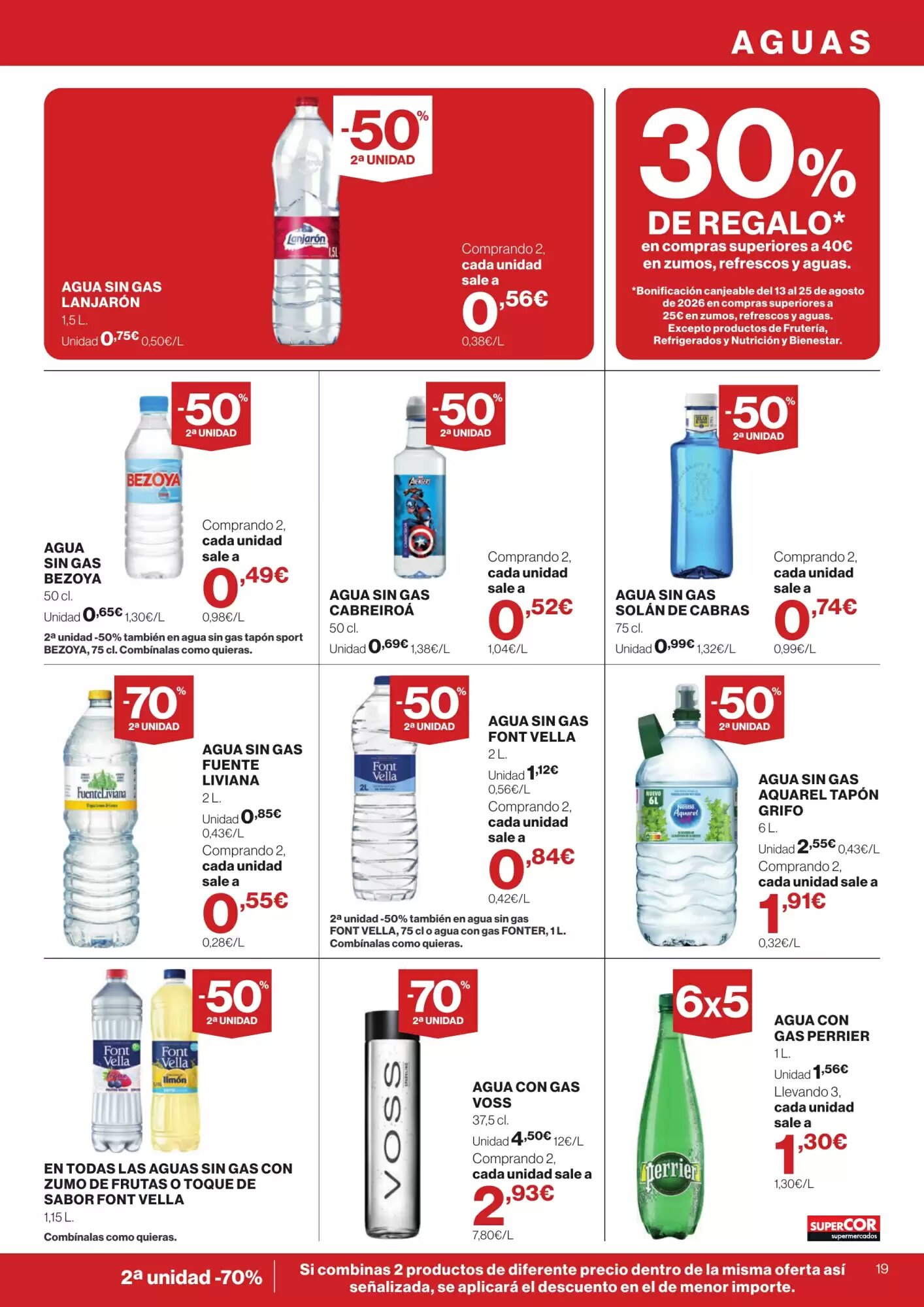 Folleto promocional de Supercor válido desde el 30/07/2026 - Página 19.