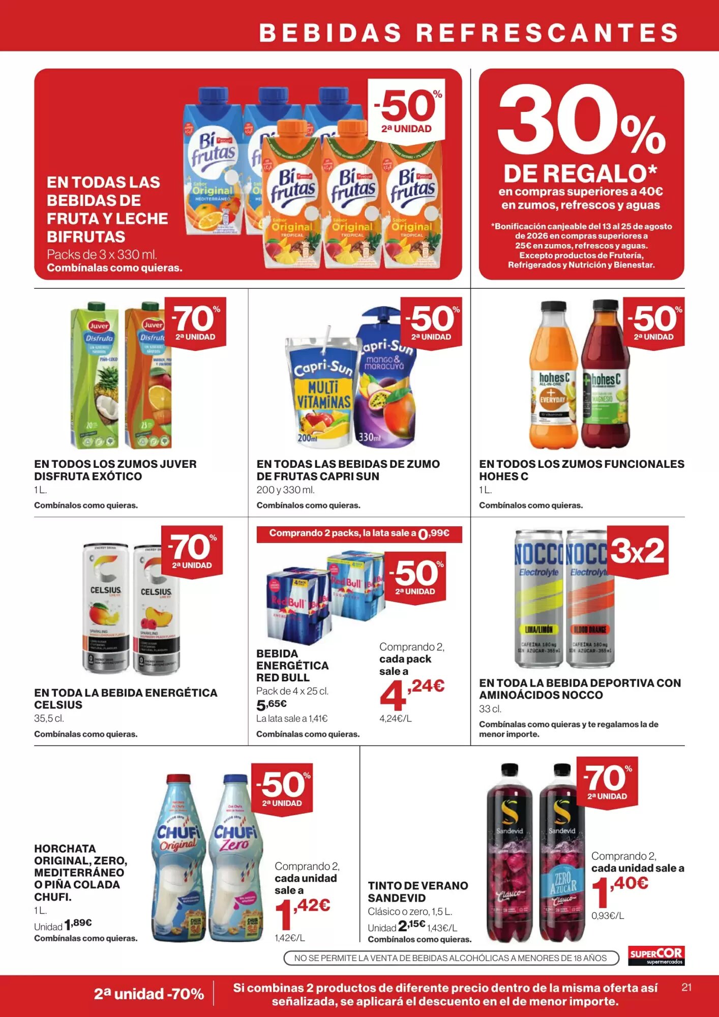 Folleto promocional de Supercor válido desde el 30/07/2026 - Página 21.