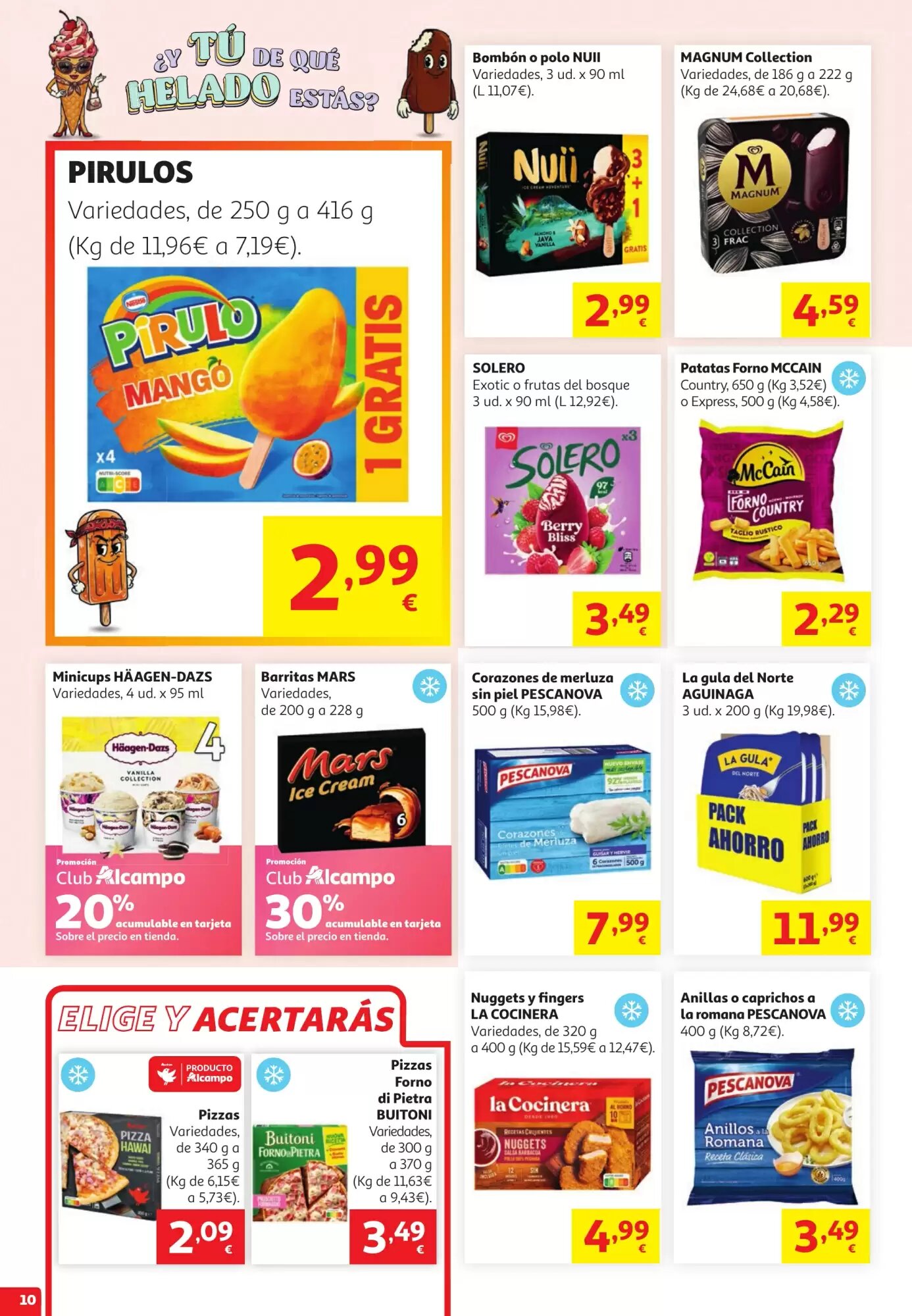 Folleto promocional de Alcampo válido desde el 30/07/2026 - Página 10.