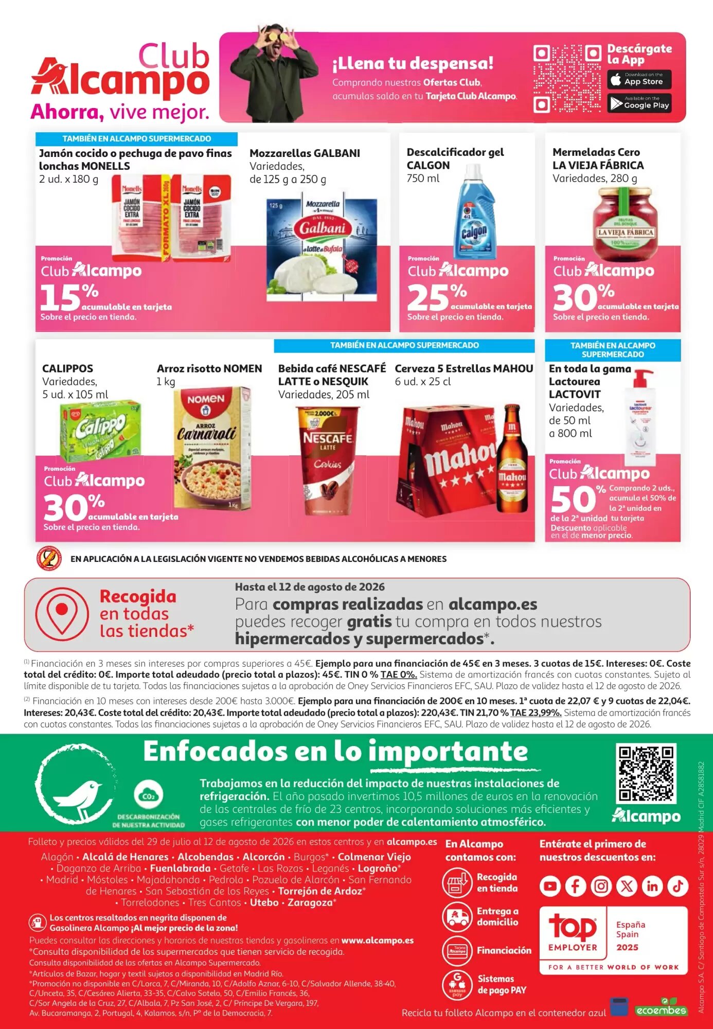 Folleto promocional de Alcampo válido desde el 30/07/2026 - Página 24.