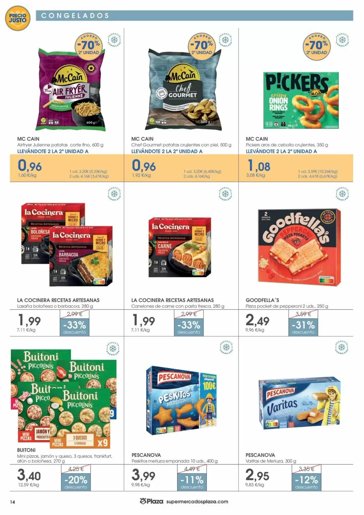 Folleto promocional de Supermercados Plaza válido desde el 30/07/2026 - Página 14.