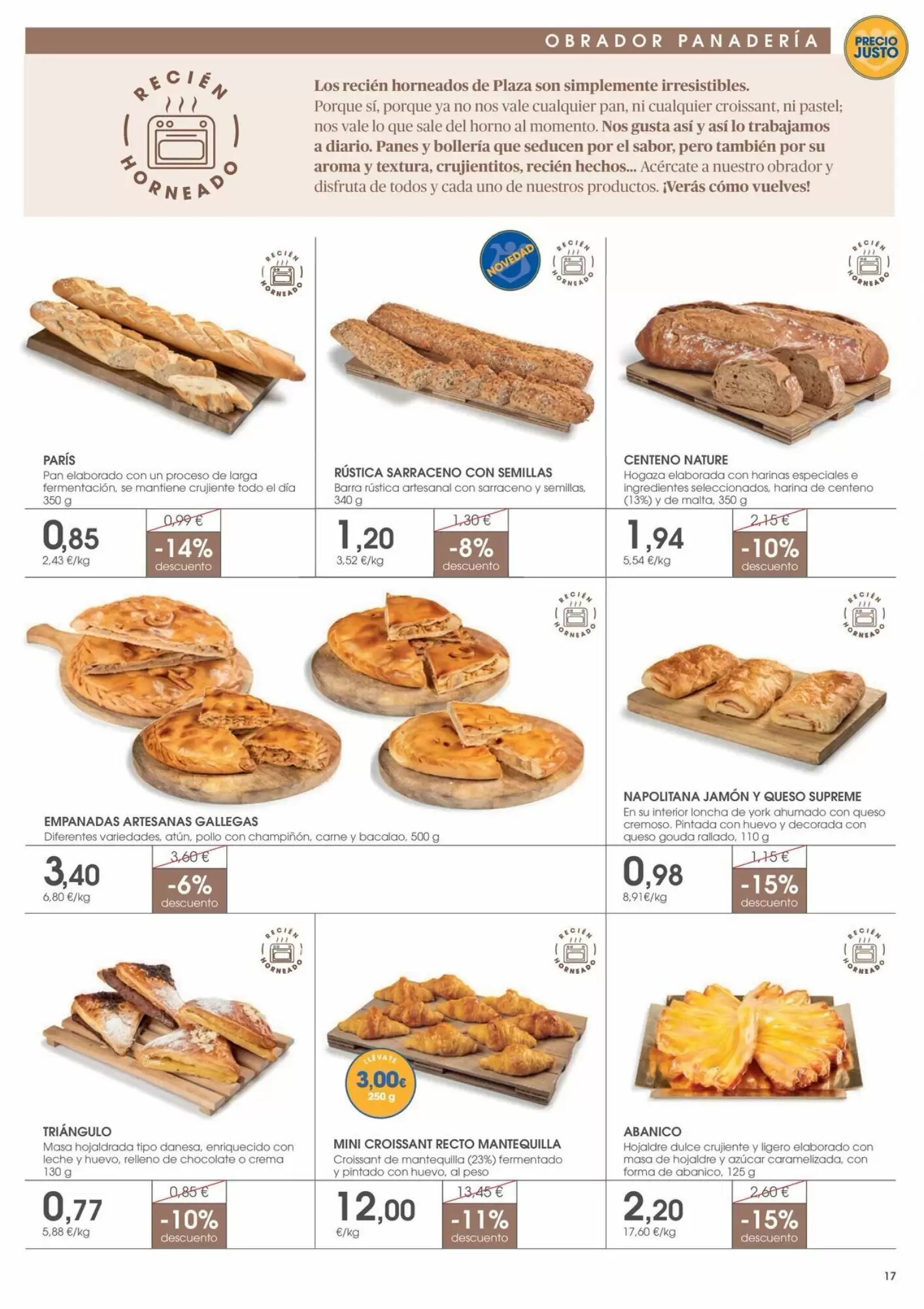 Folleto promocional de Supermercados Plaza válido desde el 30/07/2026 - Página 17.