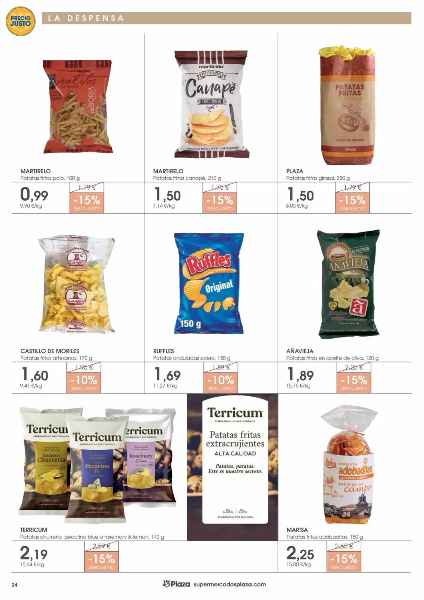 Folleto promocional de Supermercados Plaza válido desde el 30/07/2026 - Página 24.
